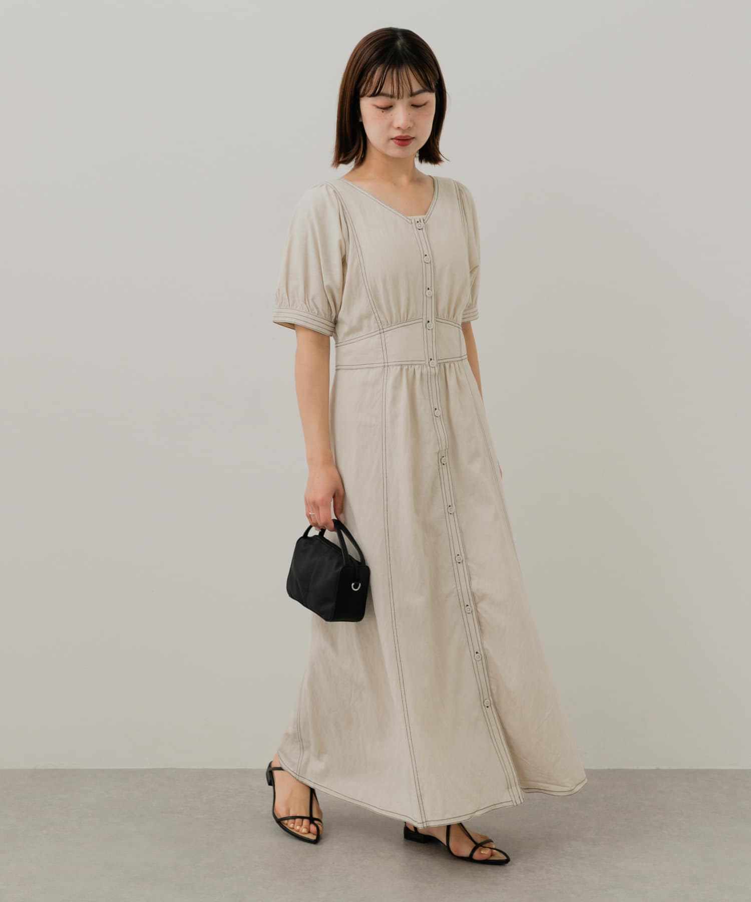 身長：158cm サイズ：one