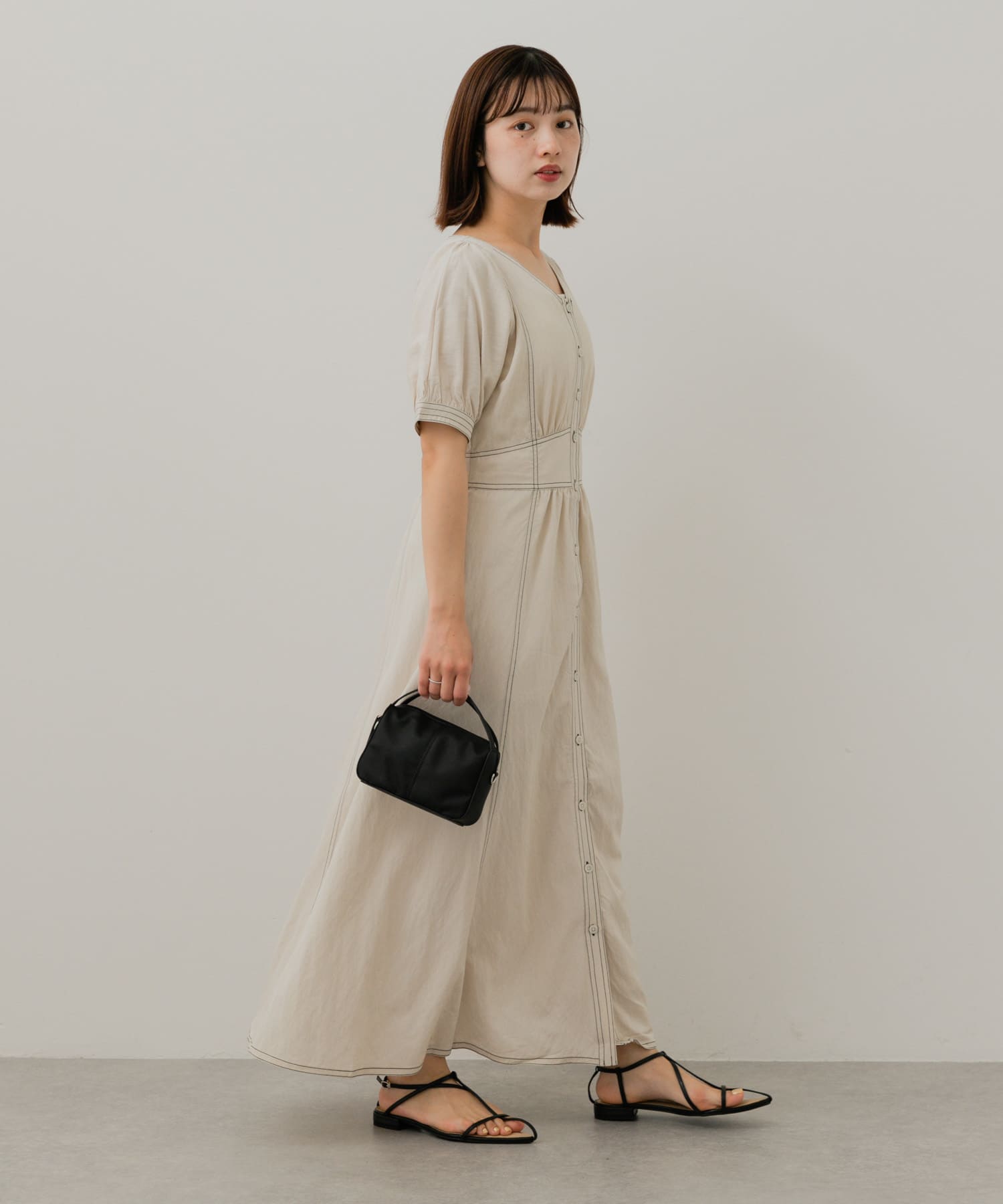 身長：158cm サイズ：one