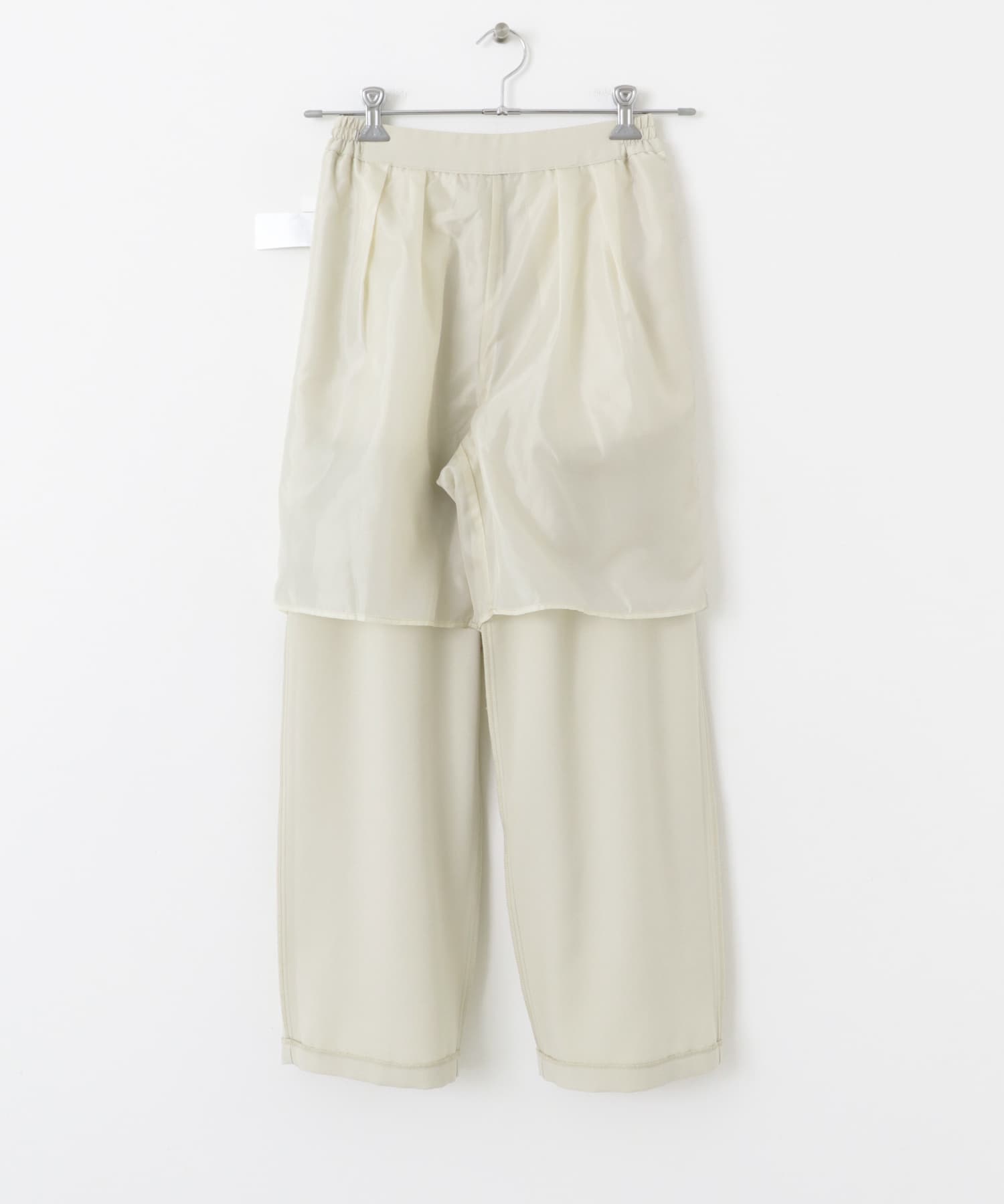 ウエストタックジレセットアップ BEIGE S