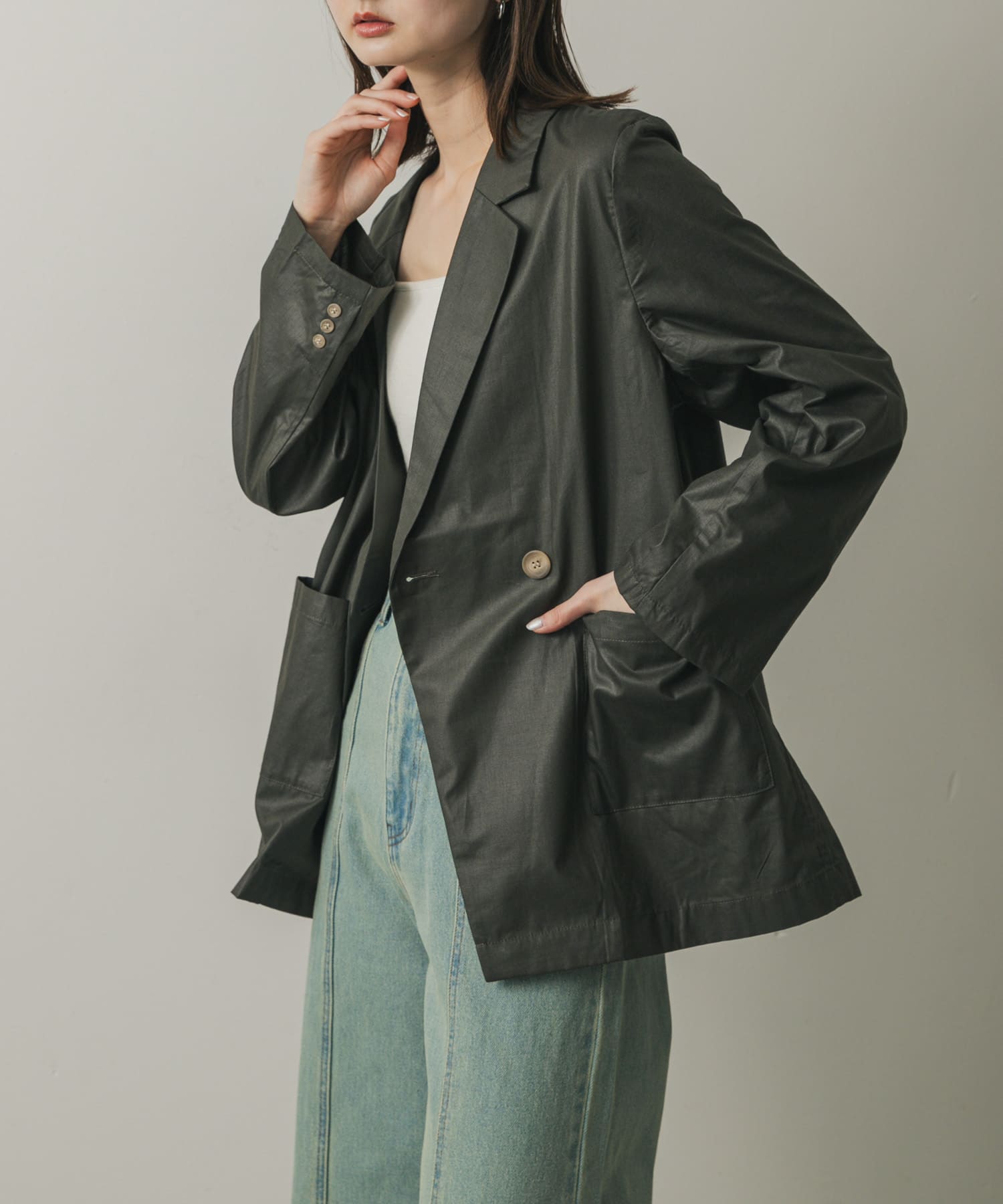 身長：169cm サイズ：one