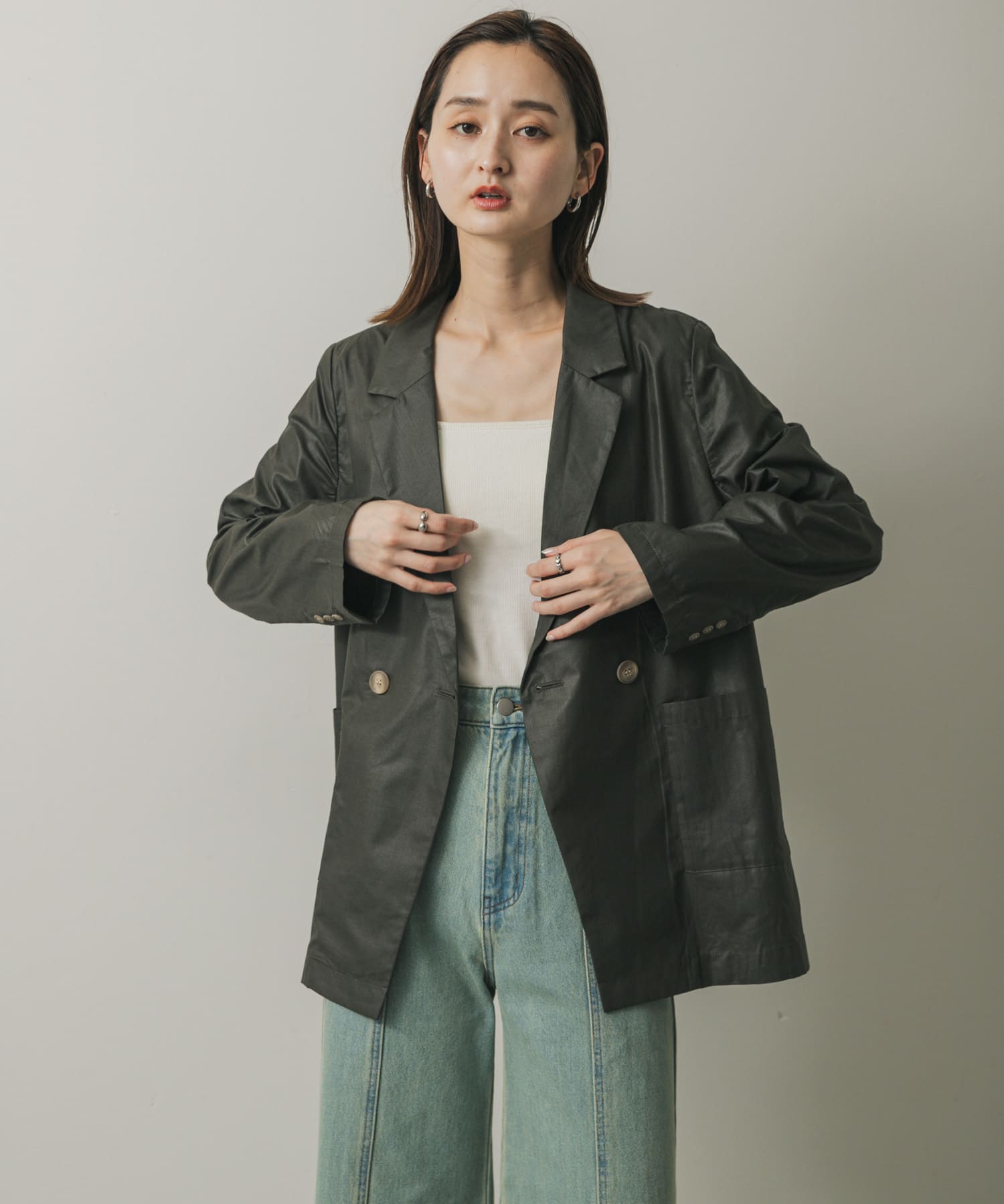 身長：169cm サイズ：one