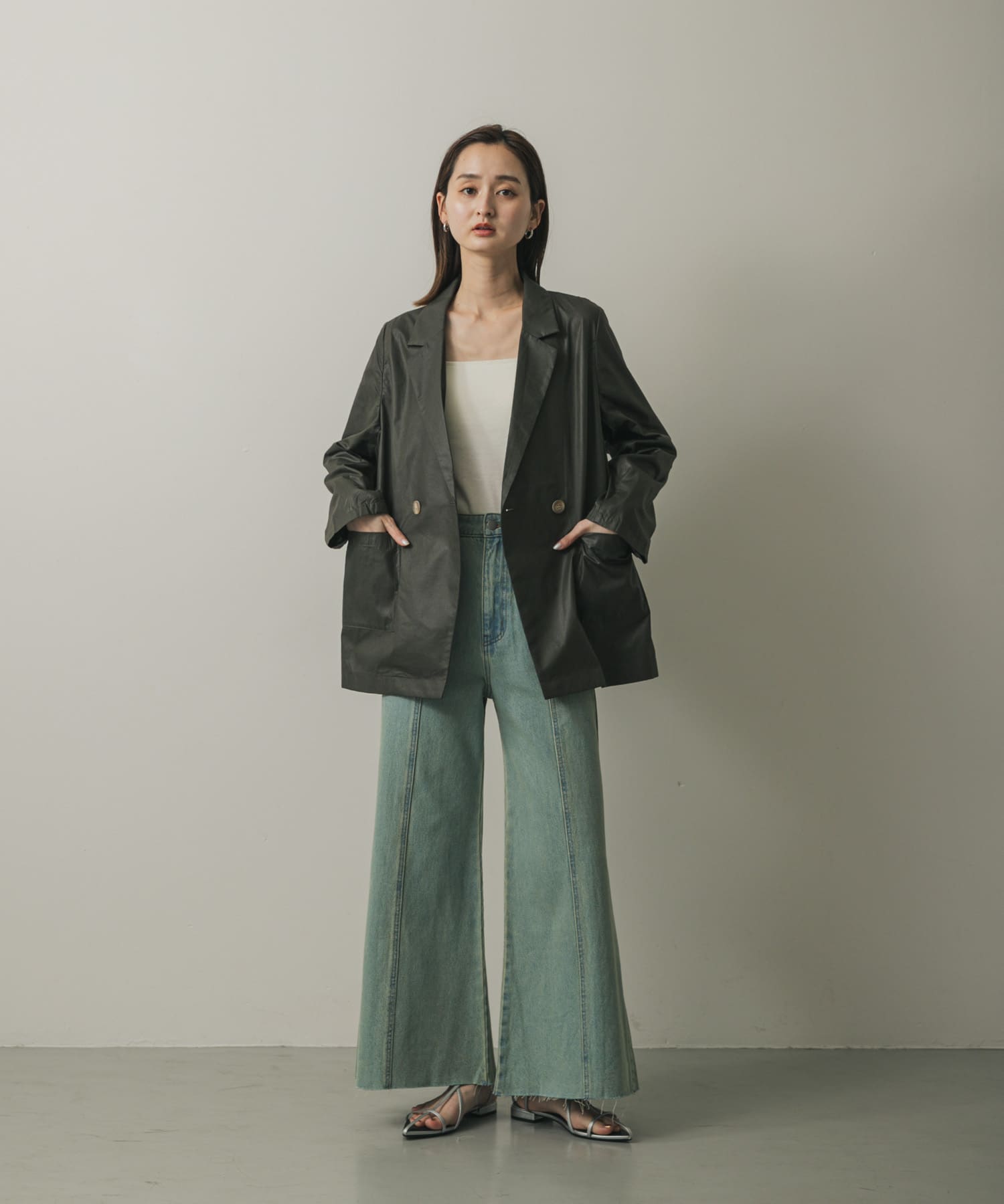 身長：169cm サイズ：one