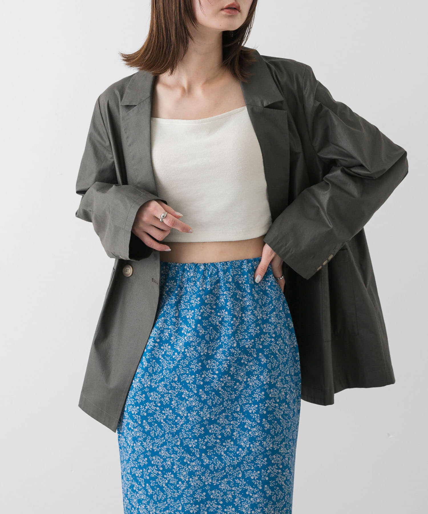 身長：169cm サイズ：one