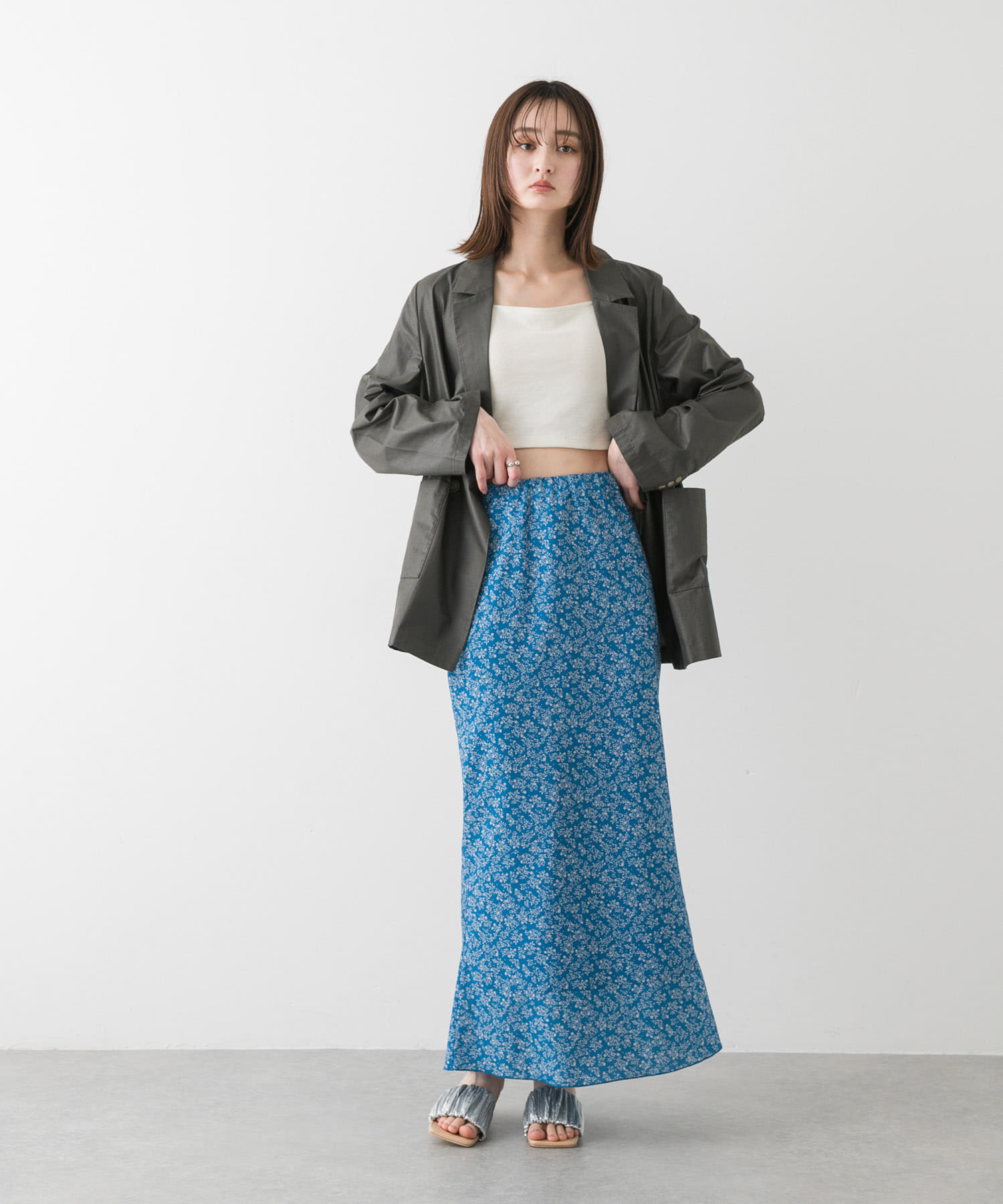 身長：169cm サイズ：one