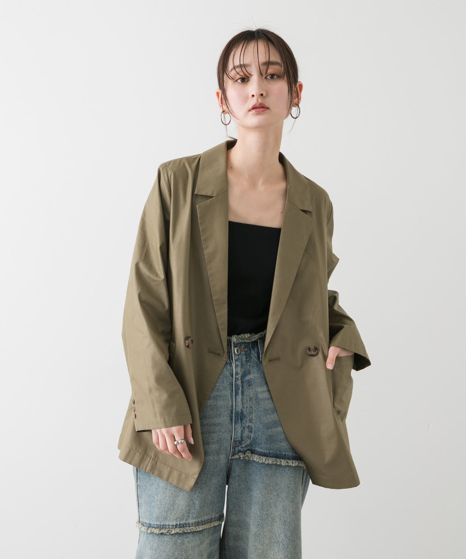 身長：169cm サイズ：one