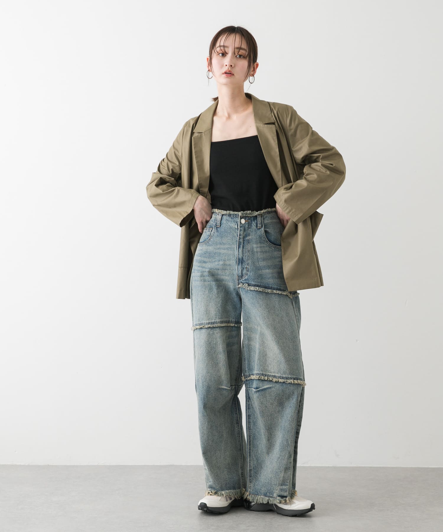 身長：169cm サイズ：one