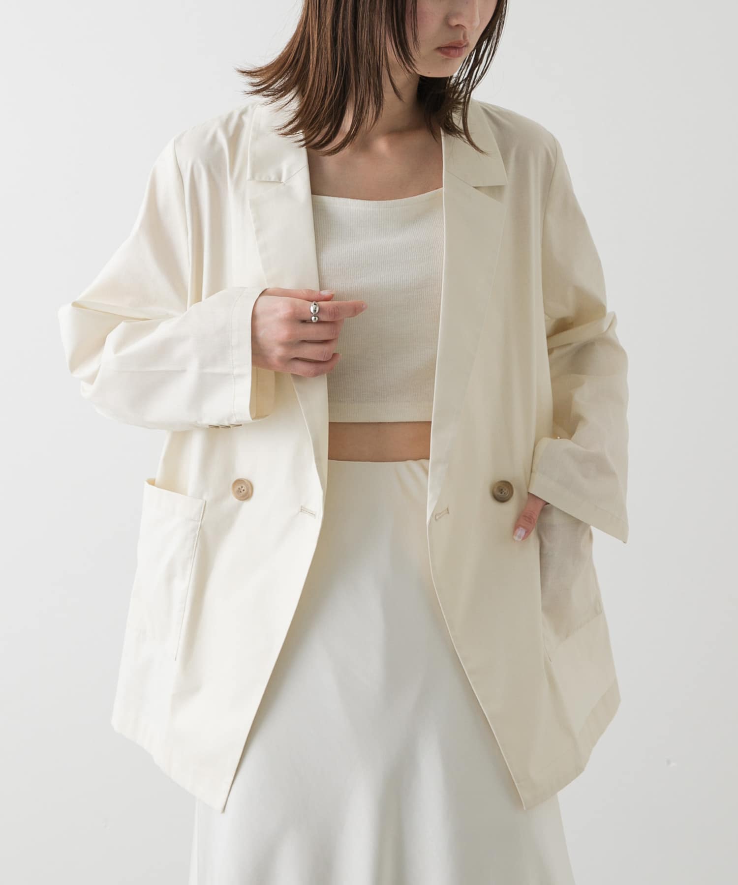 身長：169cm サイズ：one