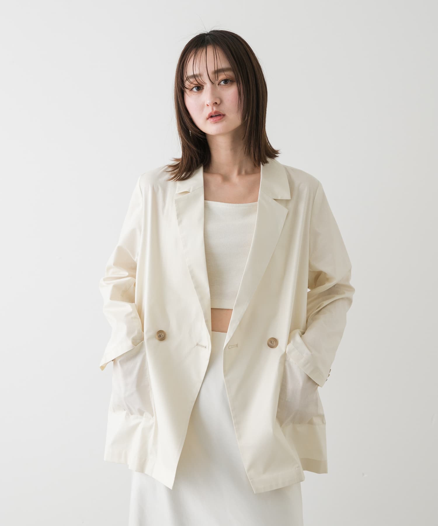 身長：169cm サイズ：one