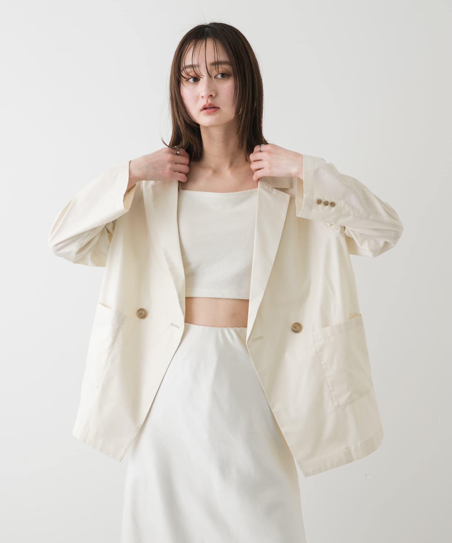 身長：169cm サイズ：one