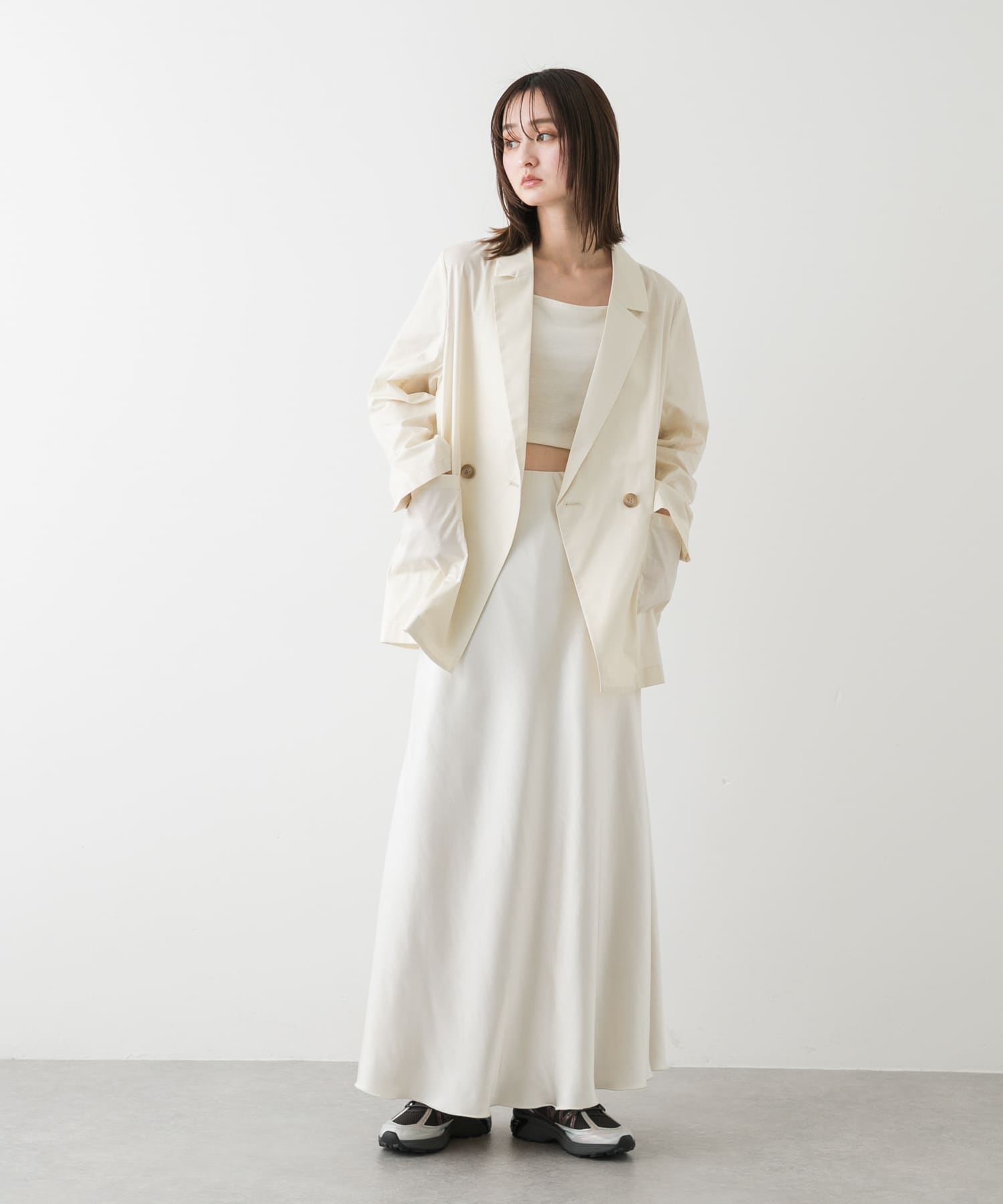 身長：169cm サイズ：one