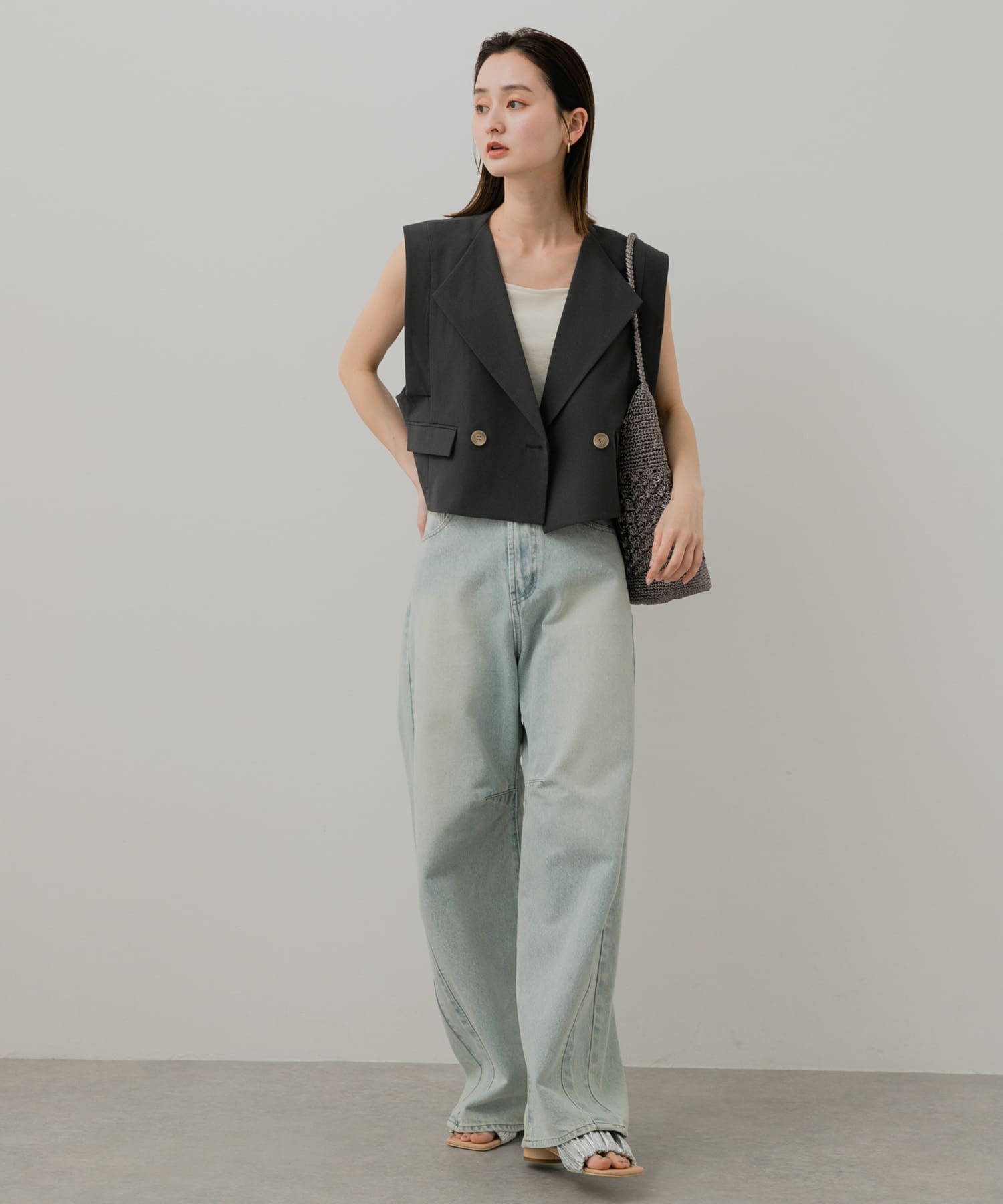 身長：169cm サイズ：one