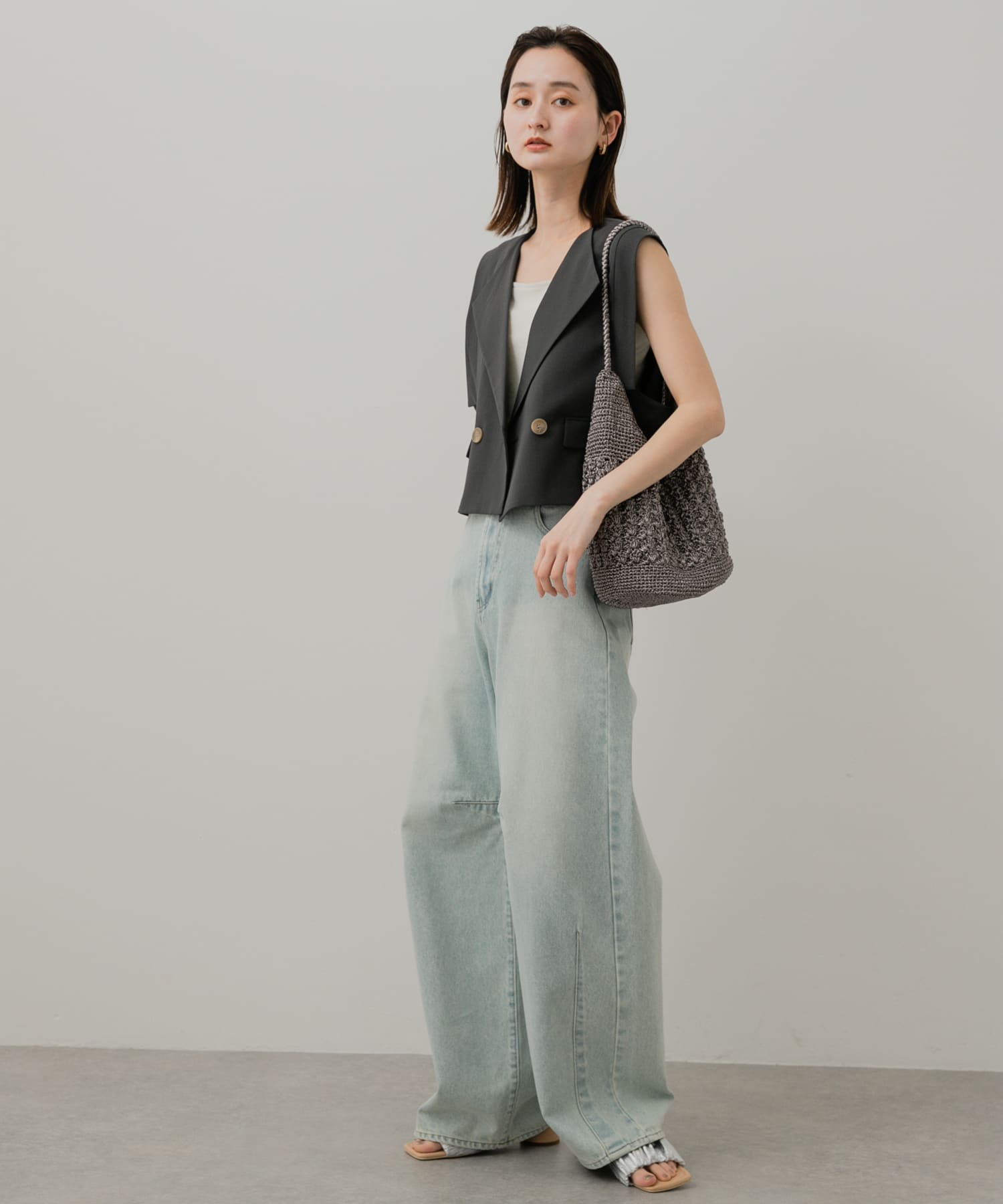 身長：169cm サイズ：one