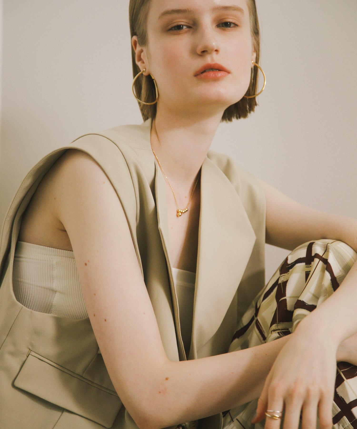 身長：173cm サイズ：one