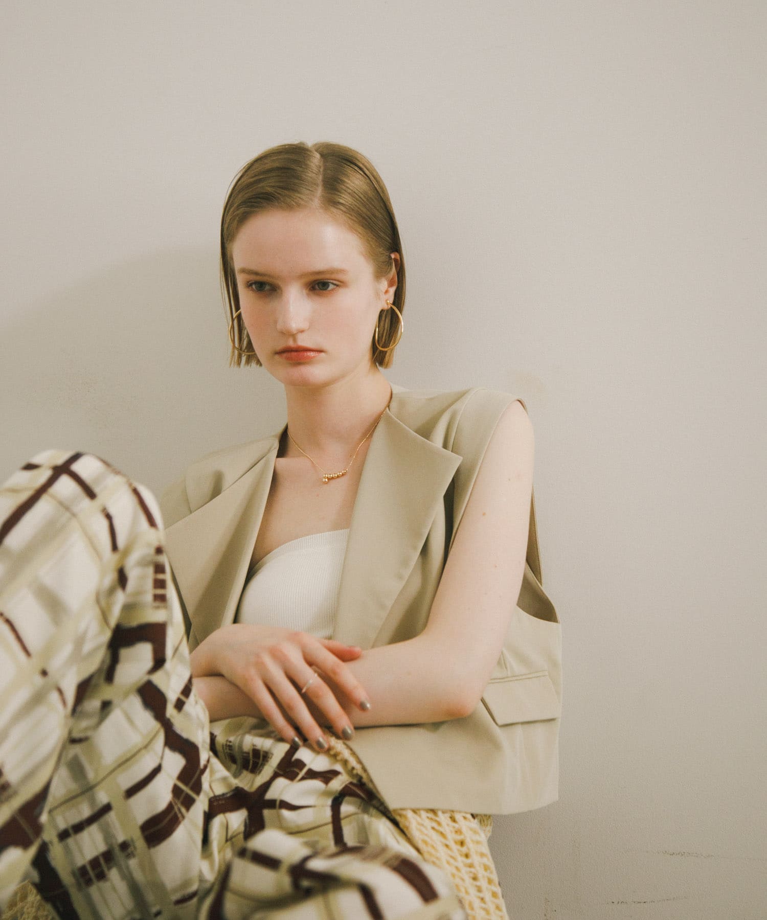 身長：173cm サイズ：one