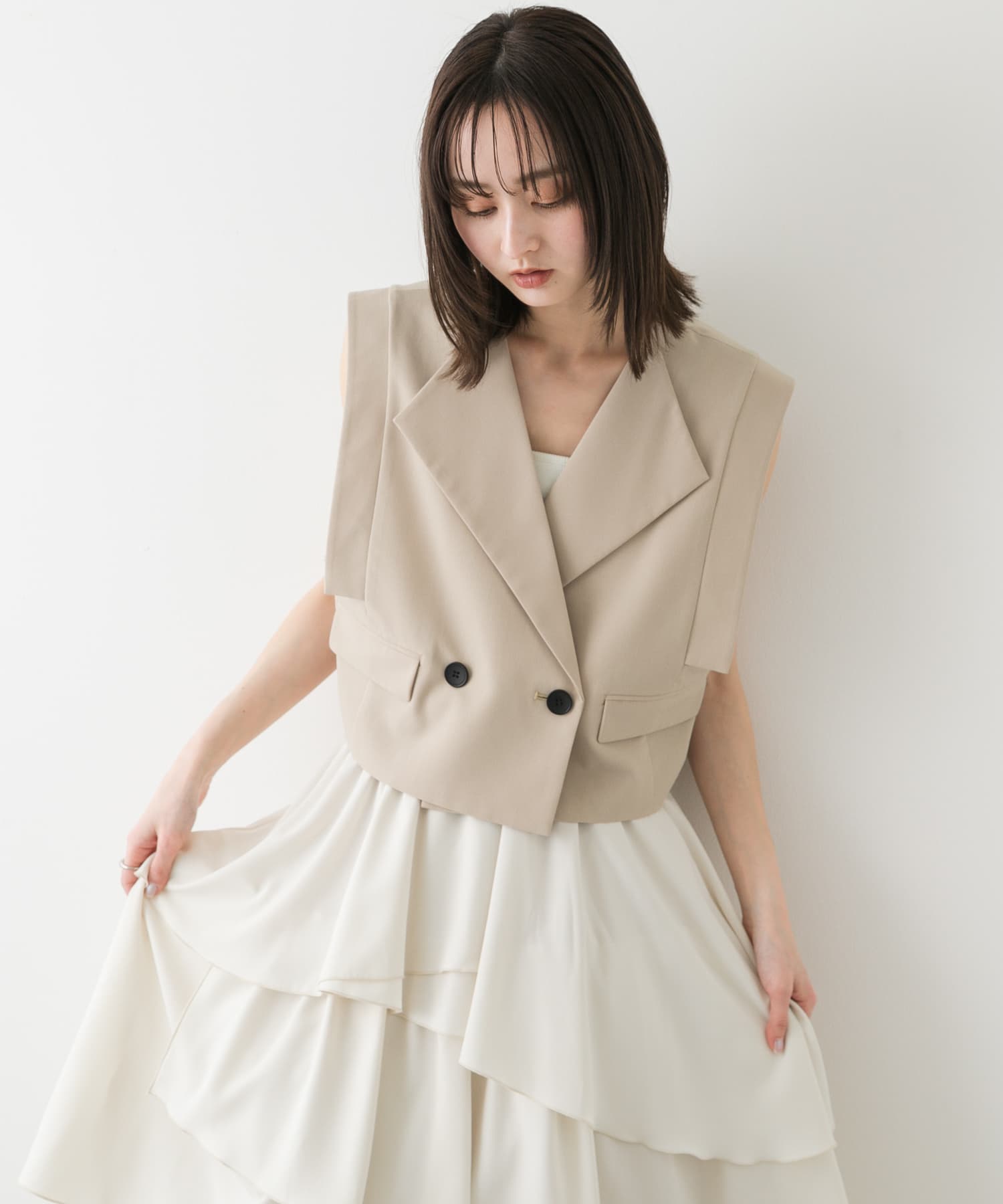 身長：169cm サイズ：one