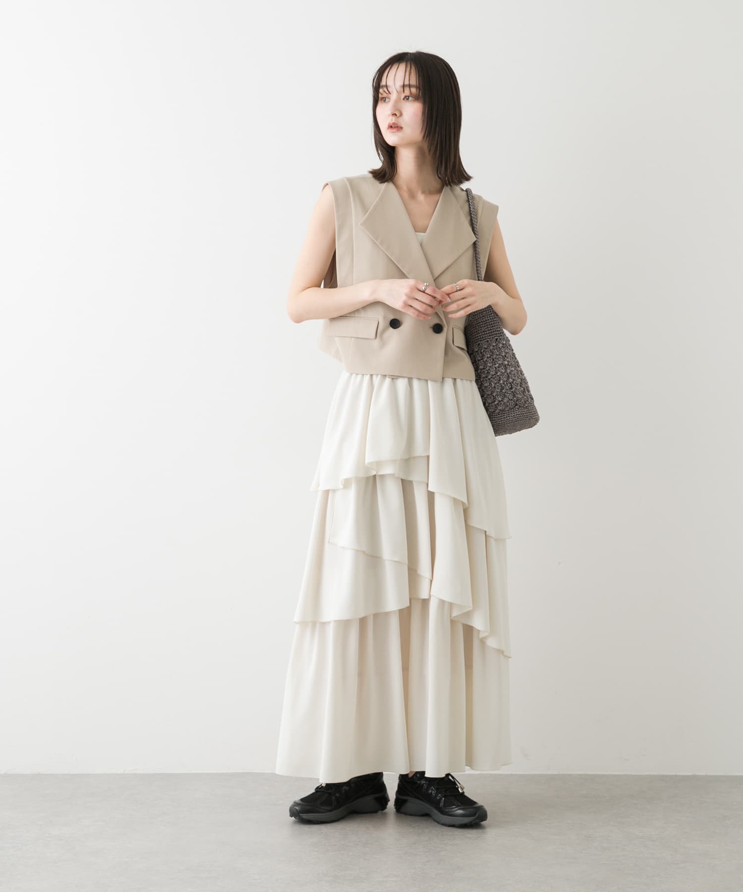 身長：169cm サイズ：one