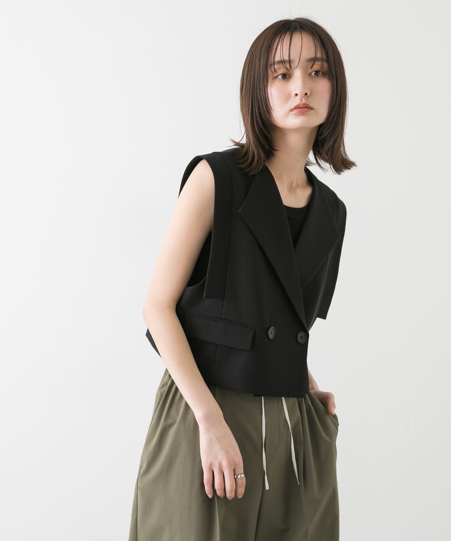 身長：169cm サイズ：one