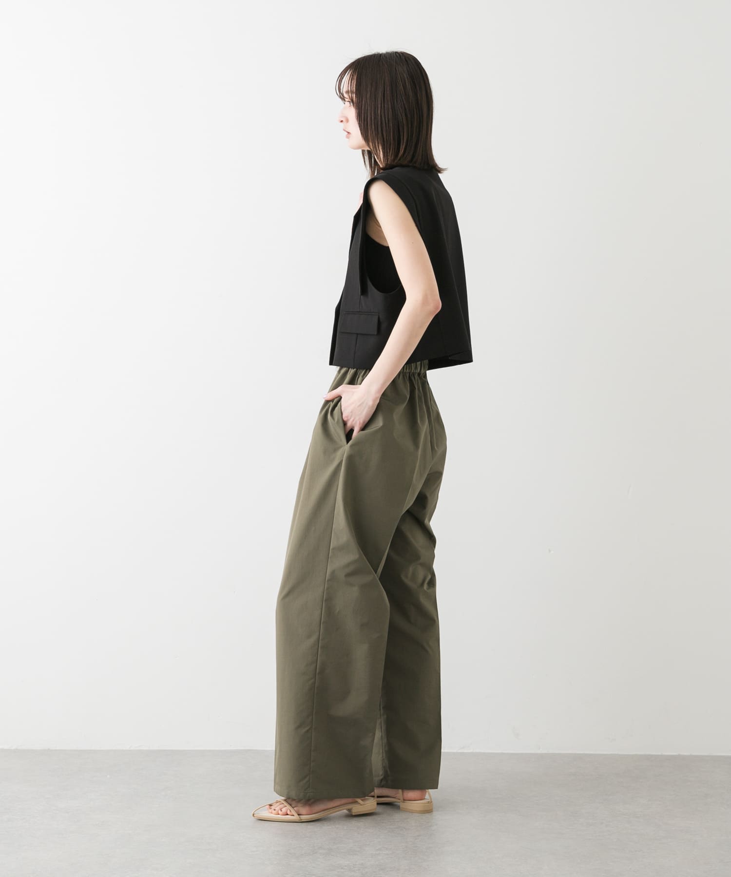 身長：169cm サイズ：one