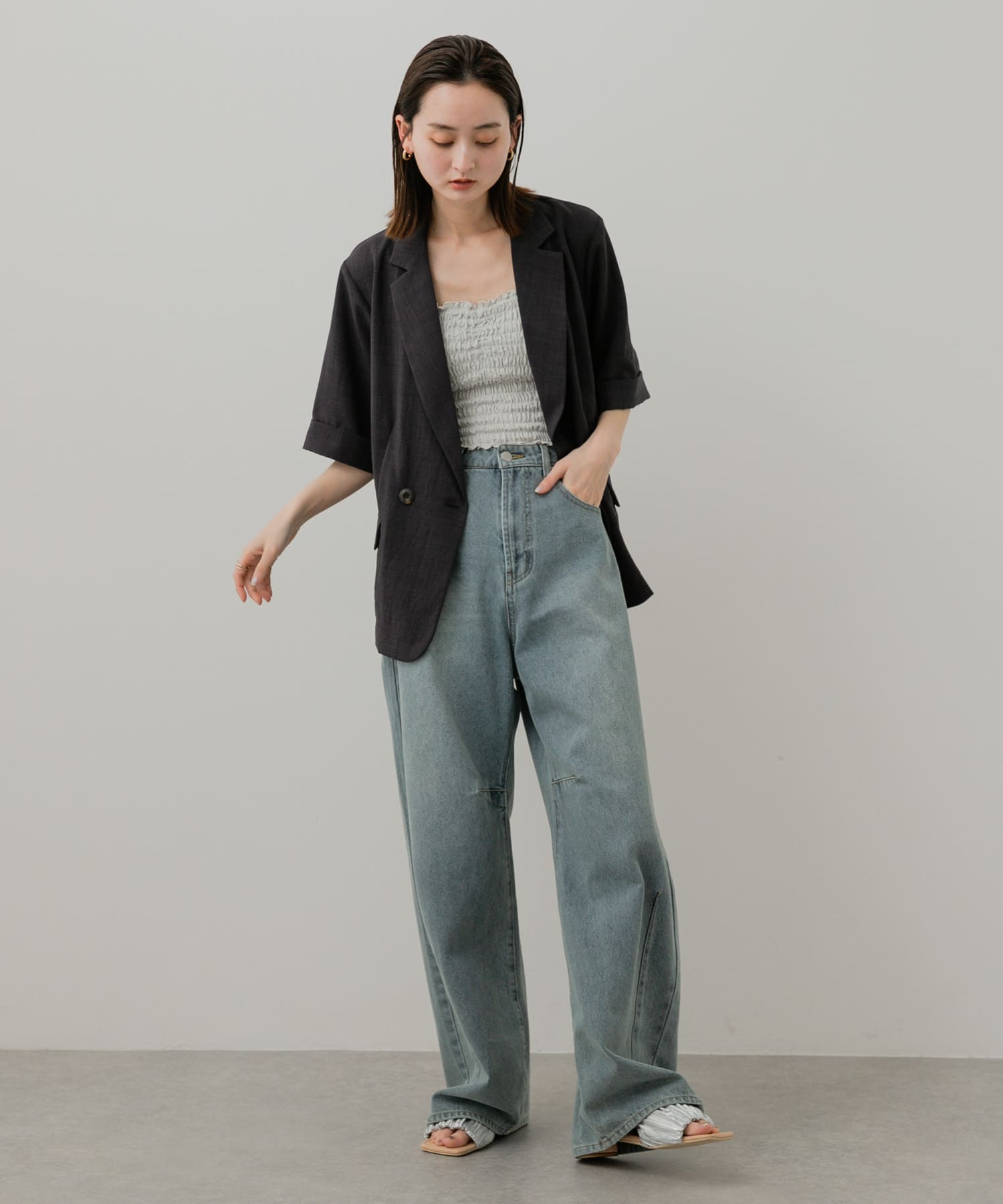 身長：169cm サイズ：one