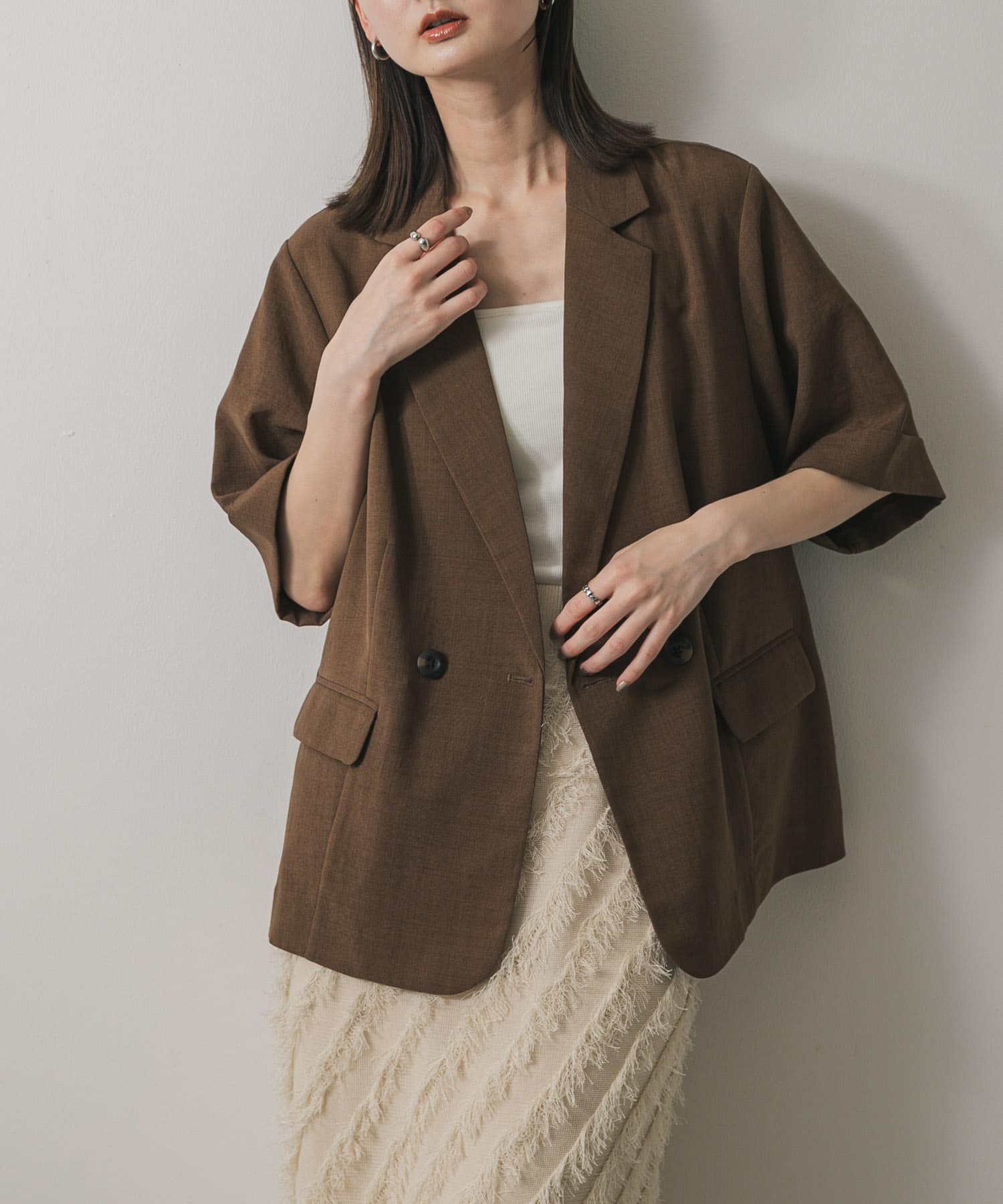 『UR TECH DRYLUXE』リネンライクジャケット