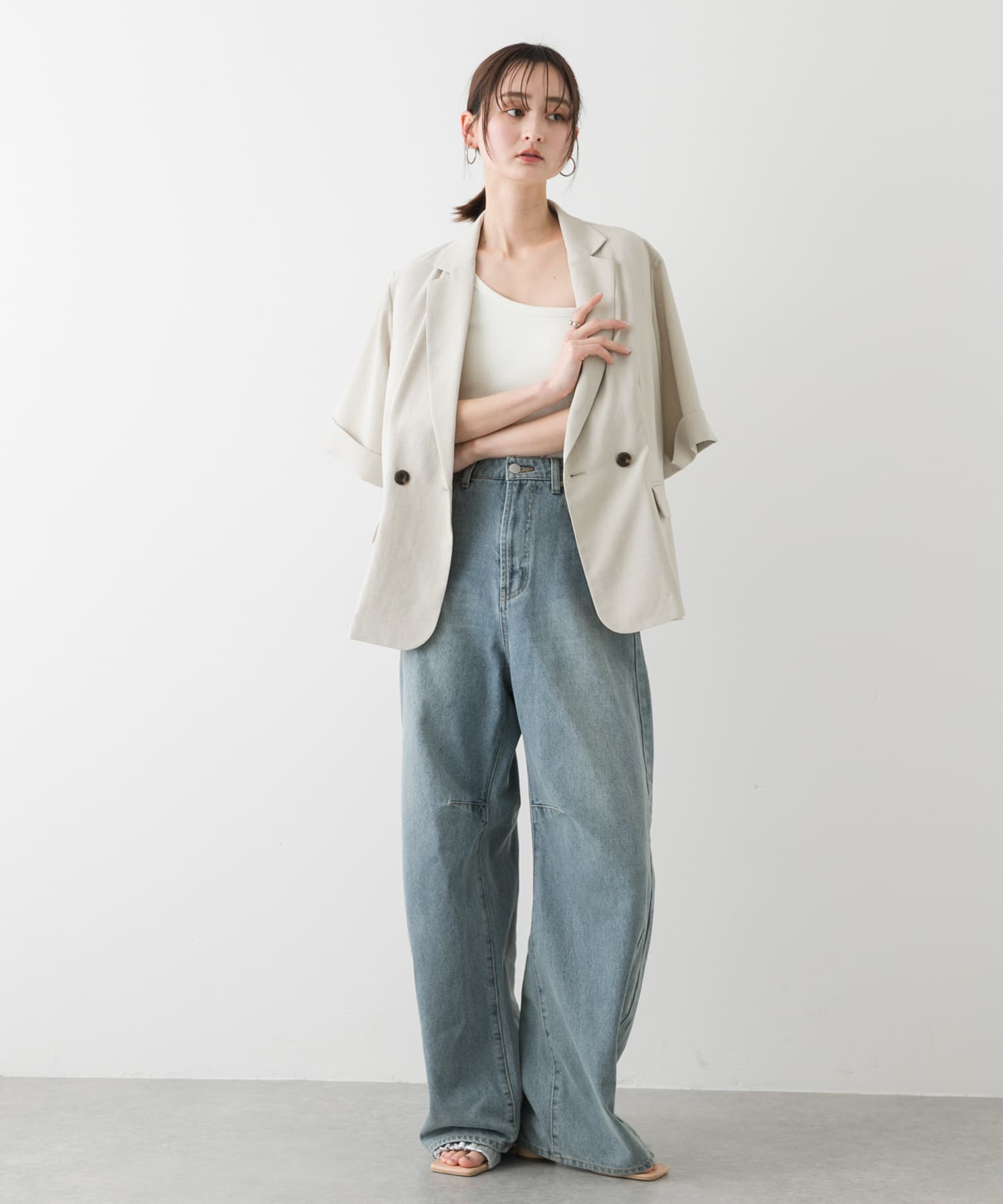 身長：169cm サイズ：one