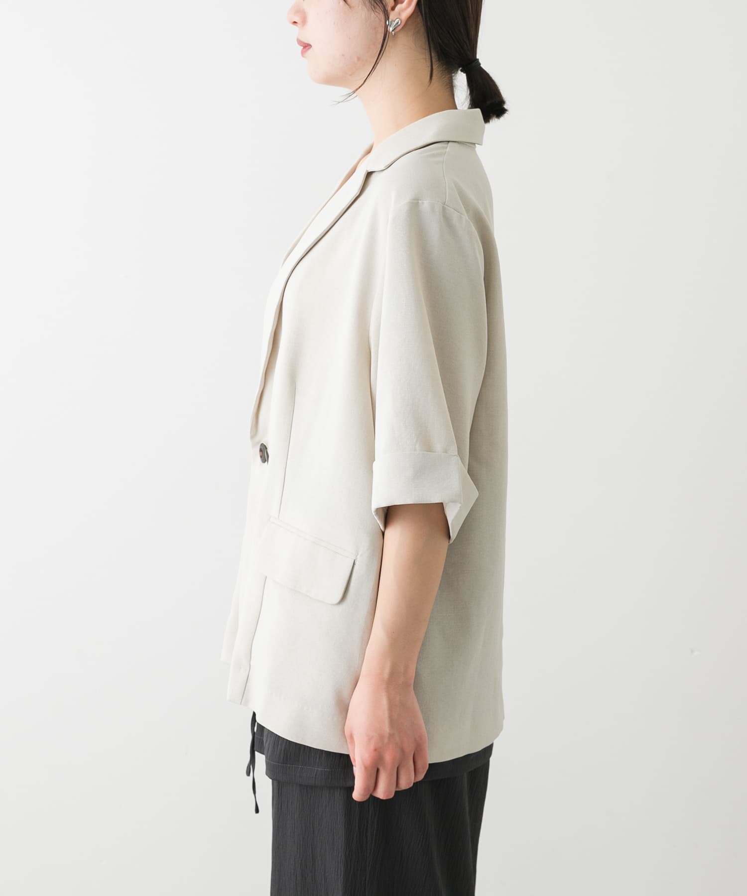 身長：158cm サイズ：one