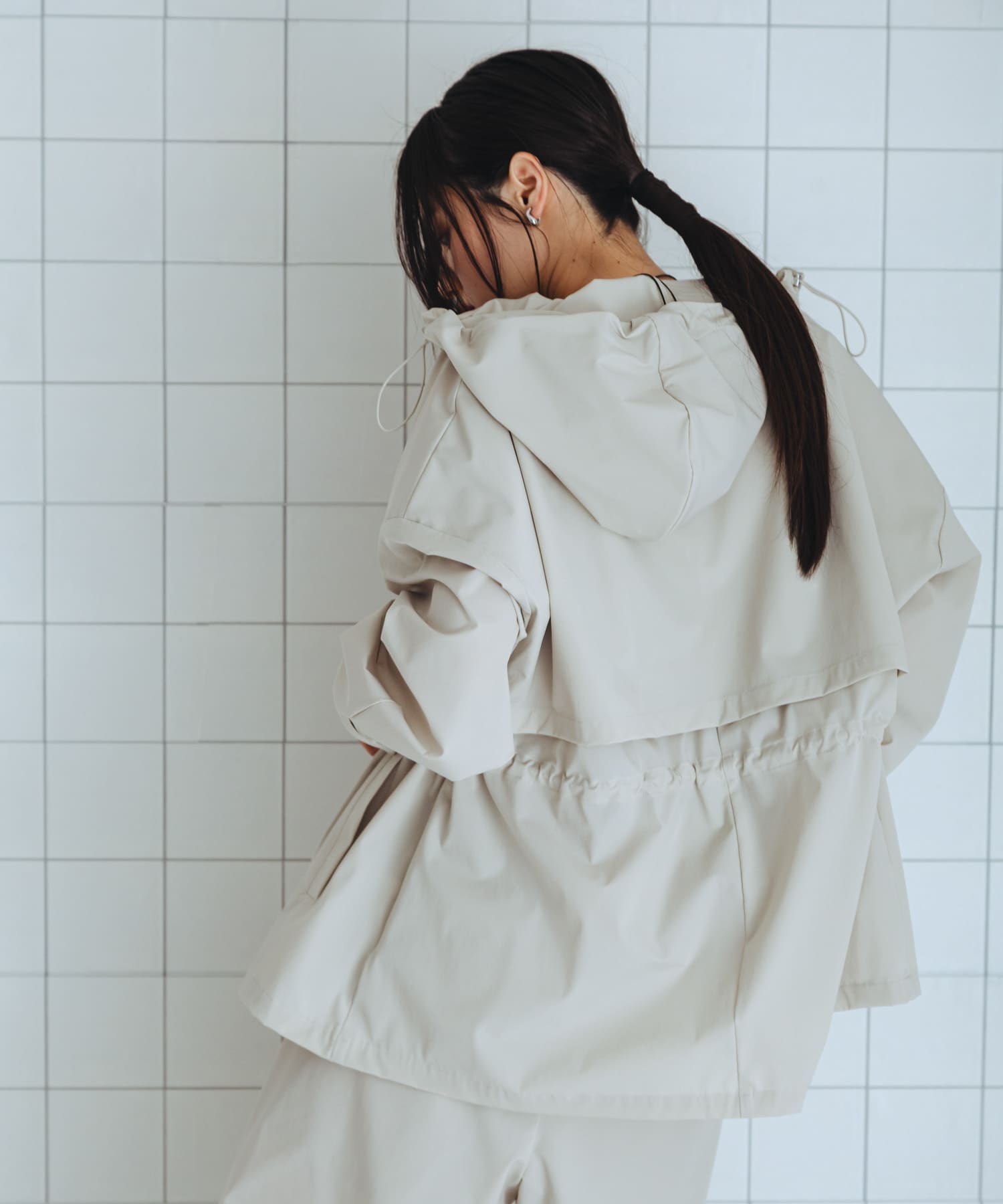 身長：160cm サイズ：one