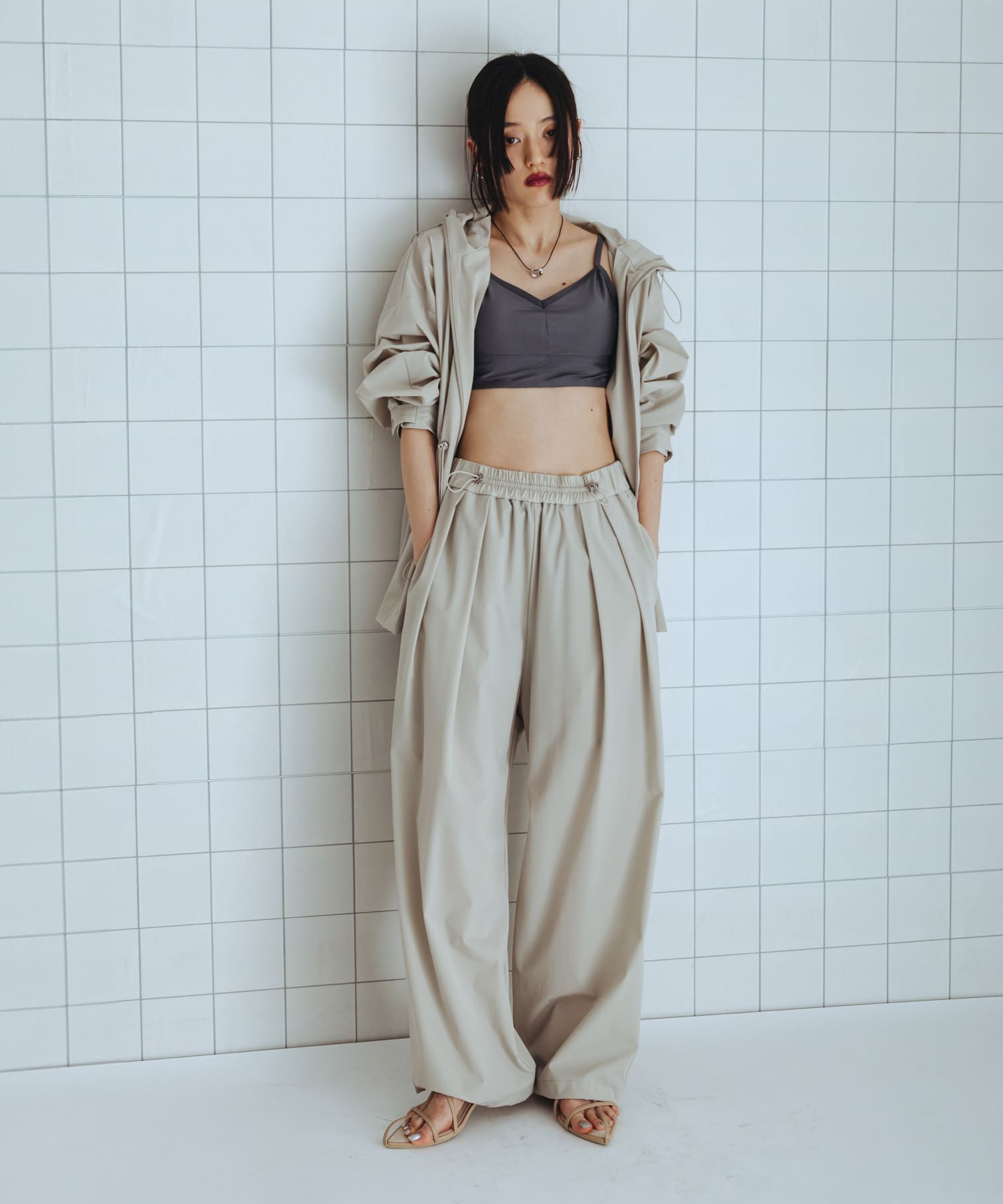身長：160cm サイズ：one