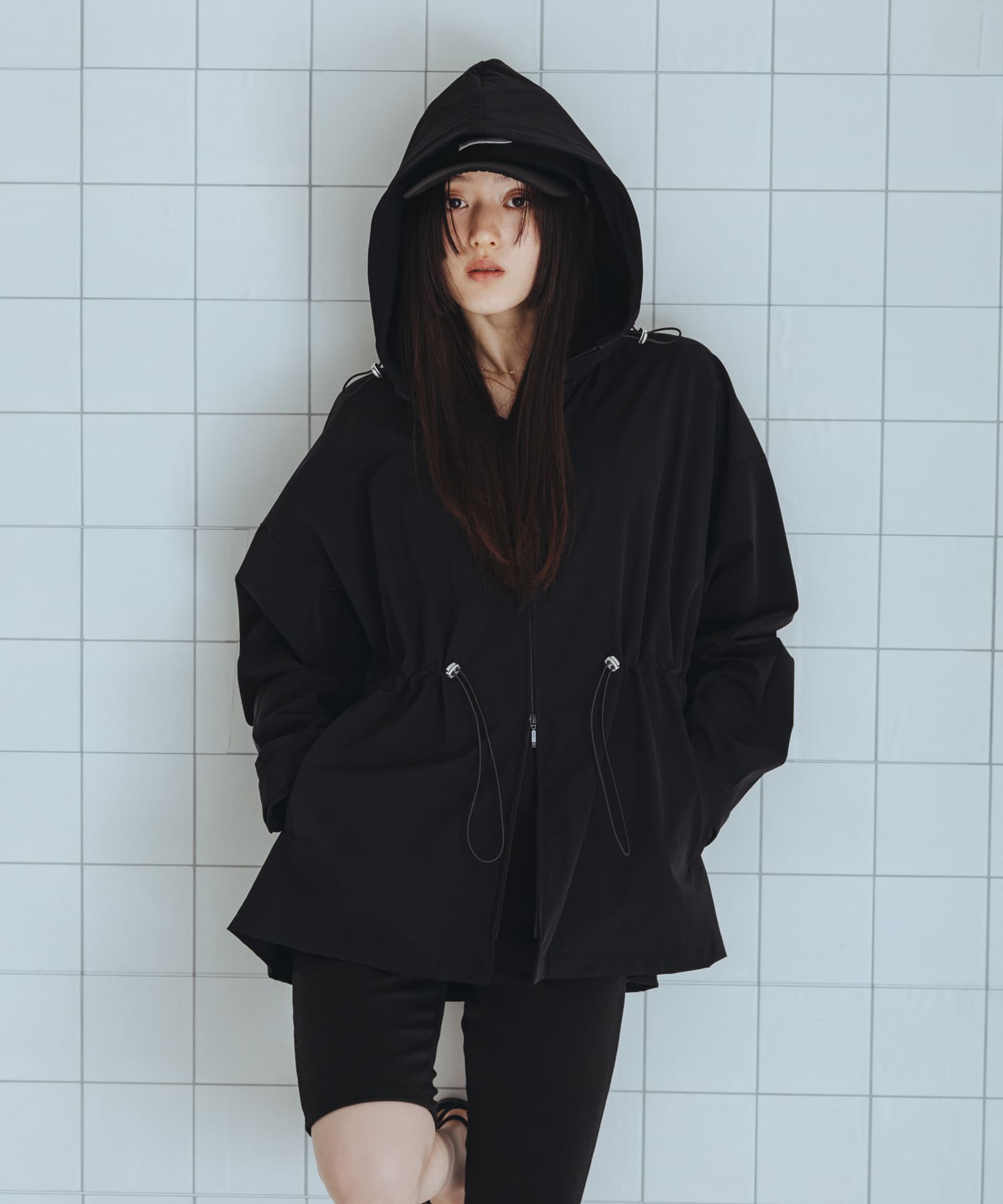 身長：160cm サイズ：one