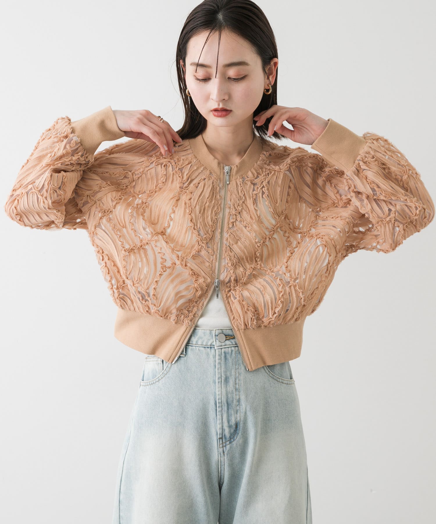 身長：169cm サイズ：one