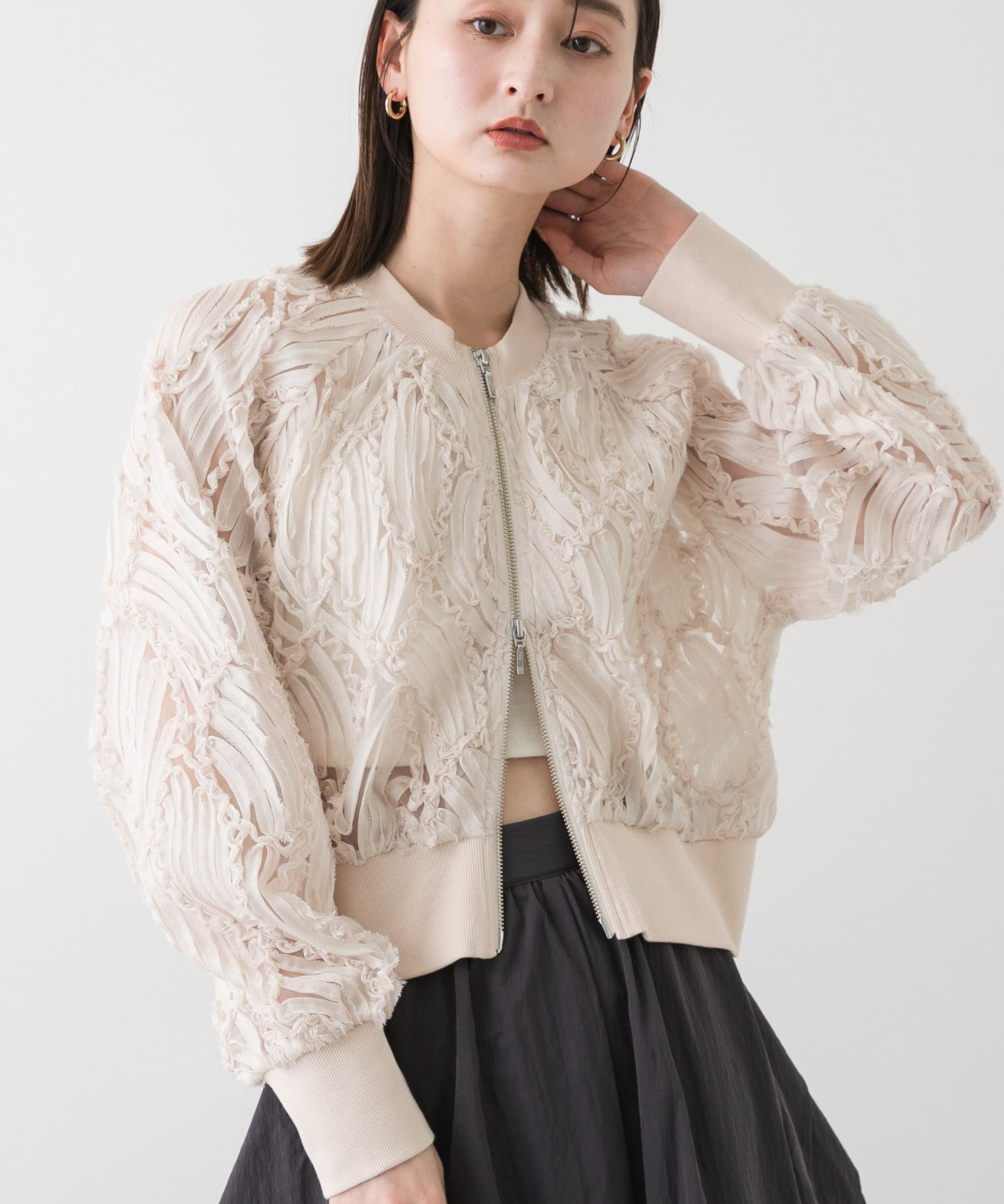 身長：169cm サイズ：one