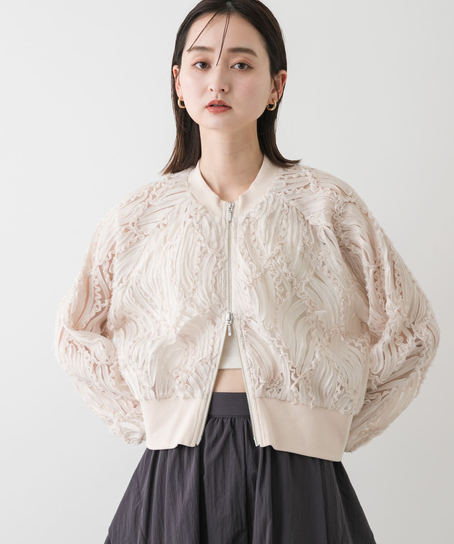 身長：169cm サイズ：one