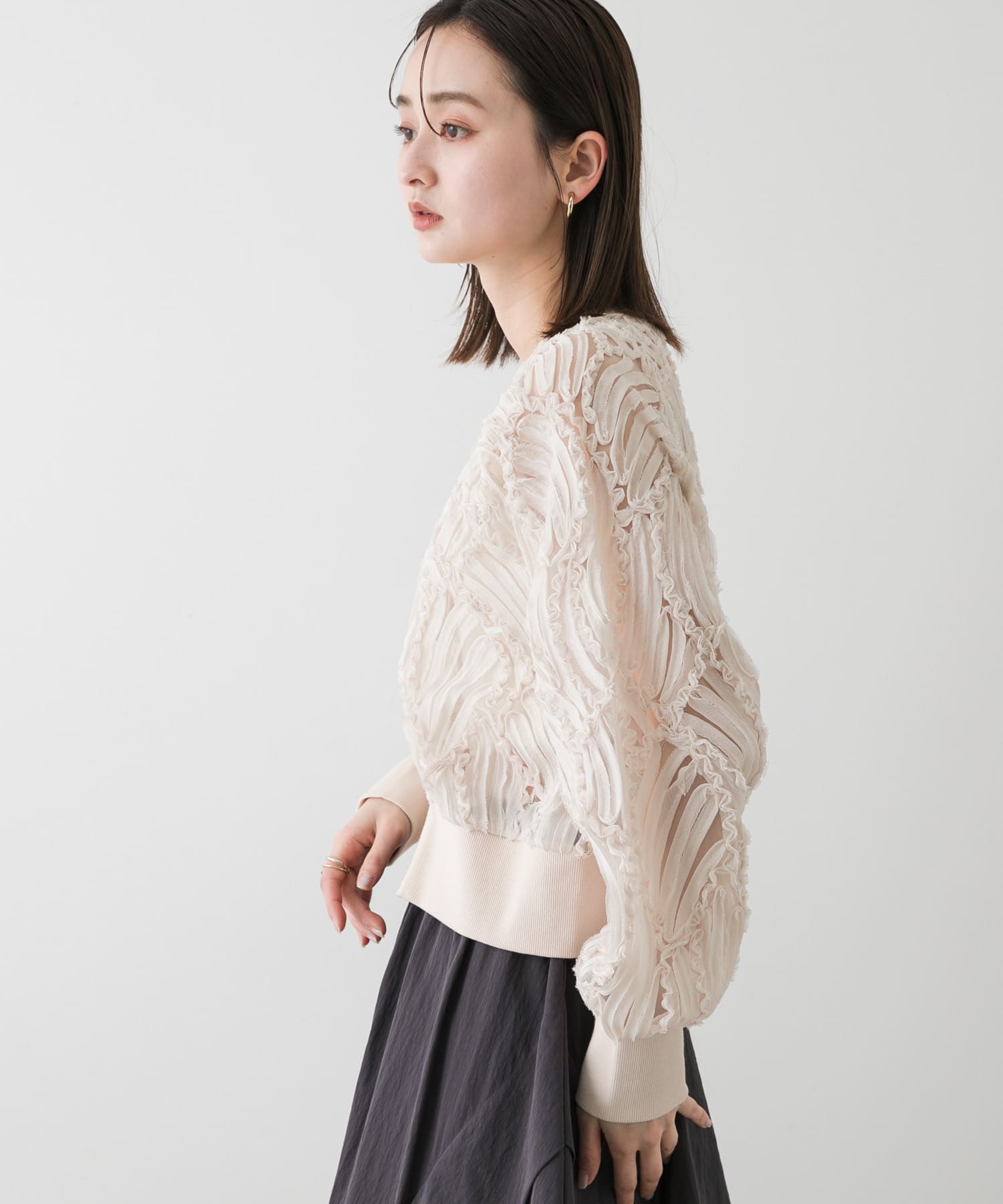 身長：169cm サイズ：one