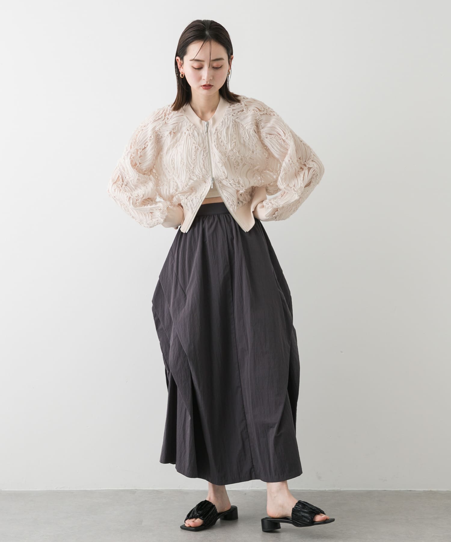 身長：169cm サイズ：one