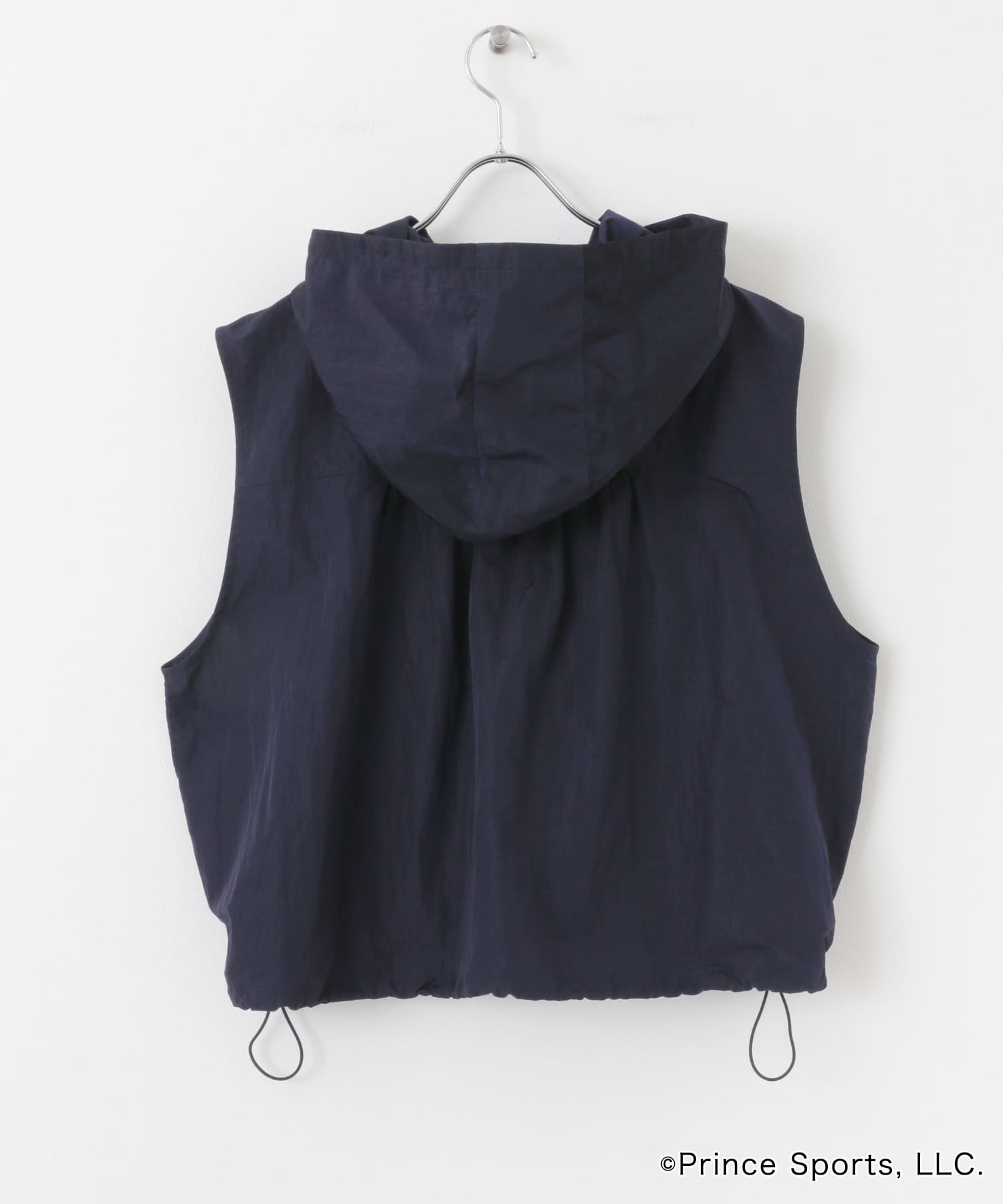 『別注』prince　ナイロンフードベスト NAVY one