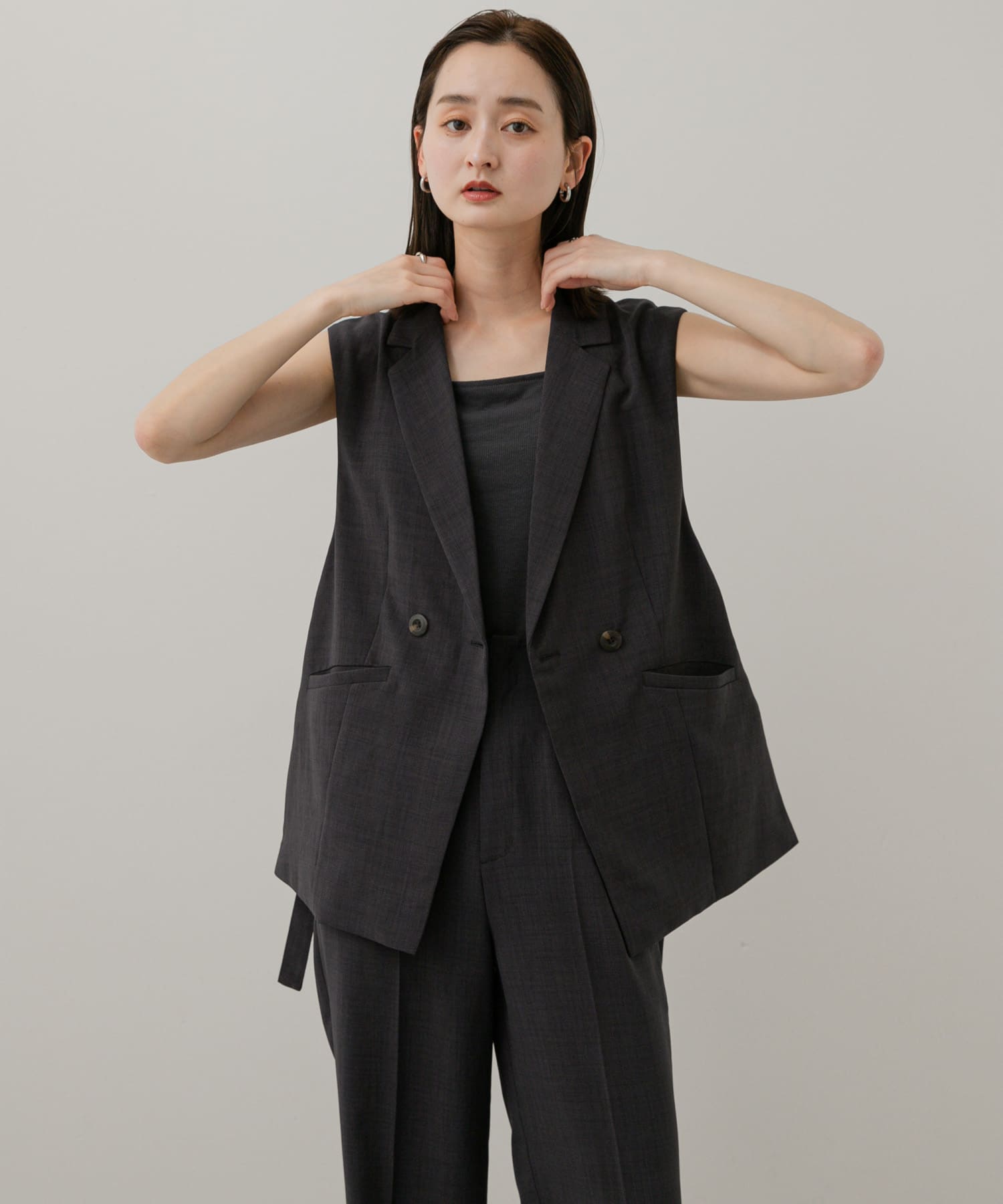 身長：169cm サイズ：one