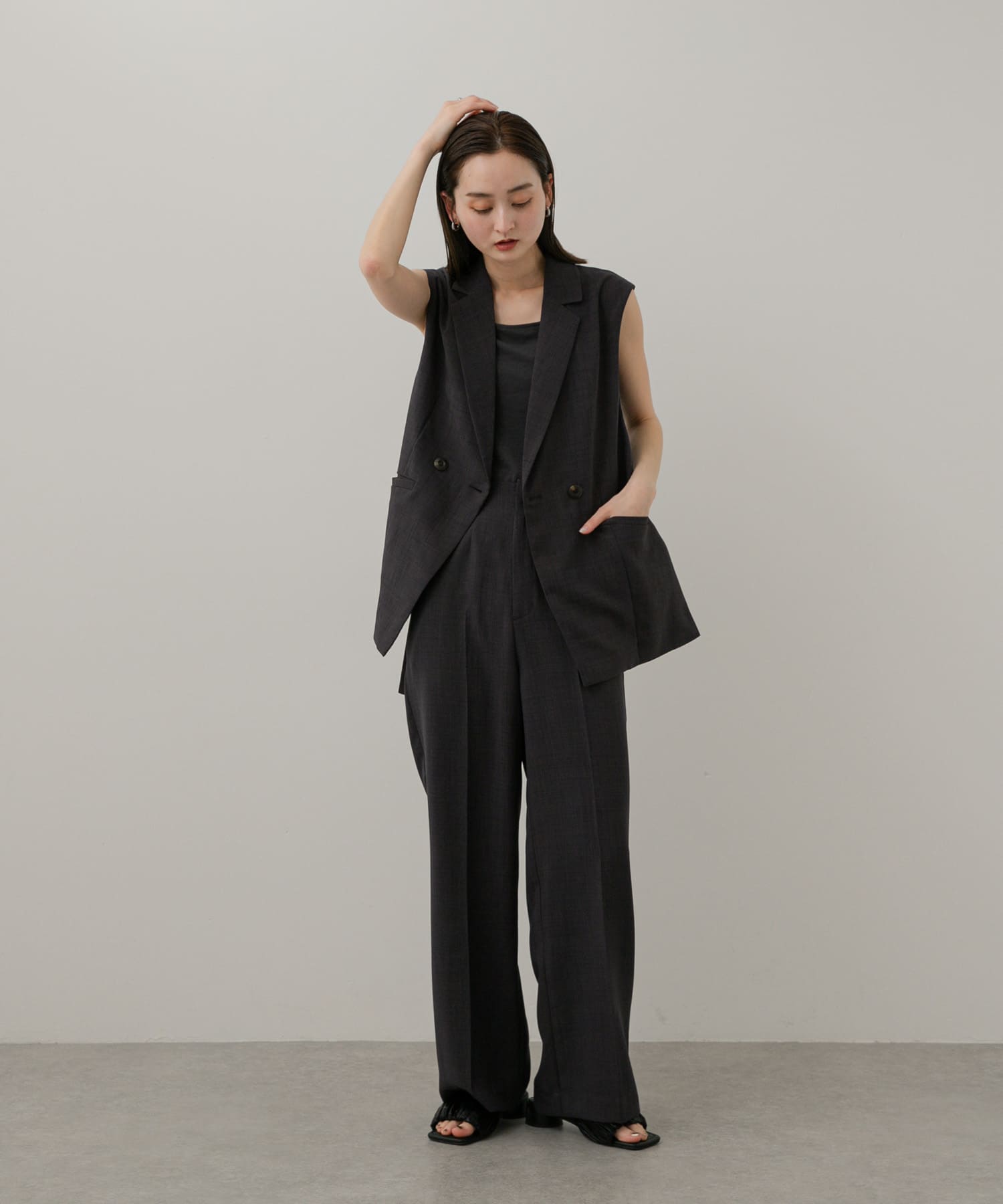 身長：169cm サイズ：one