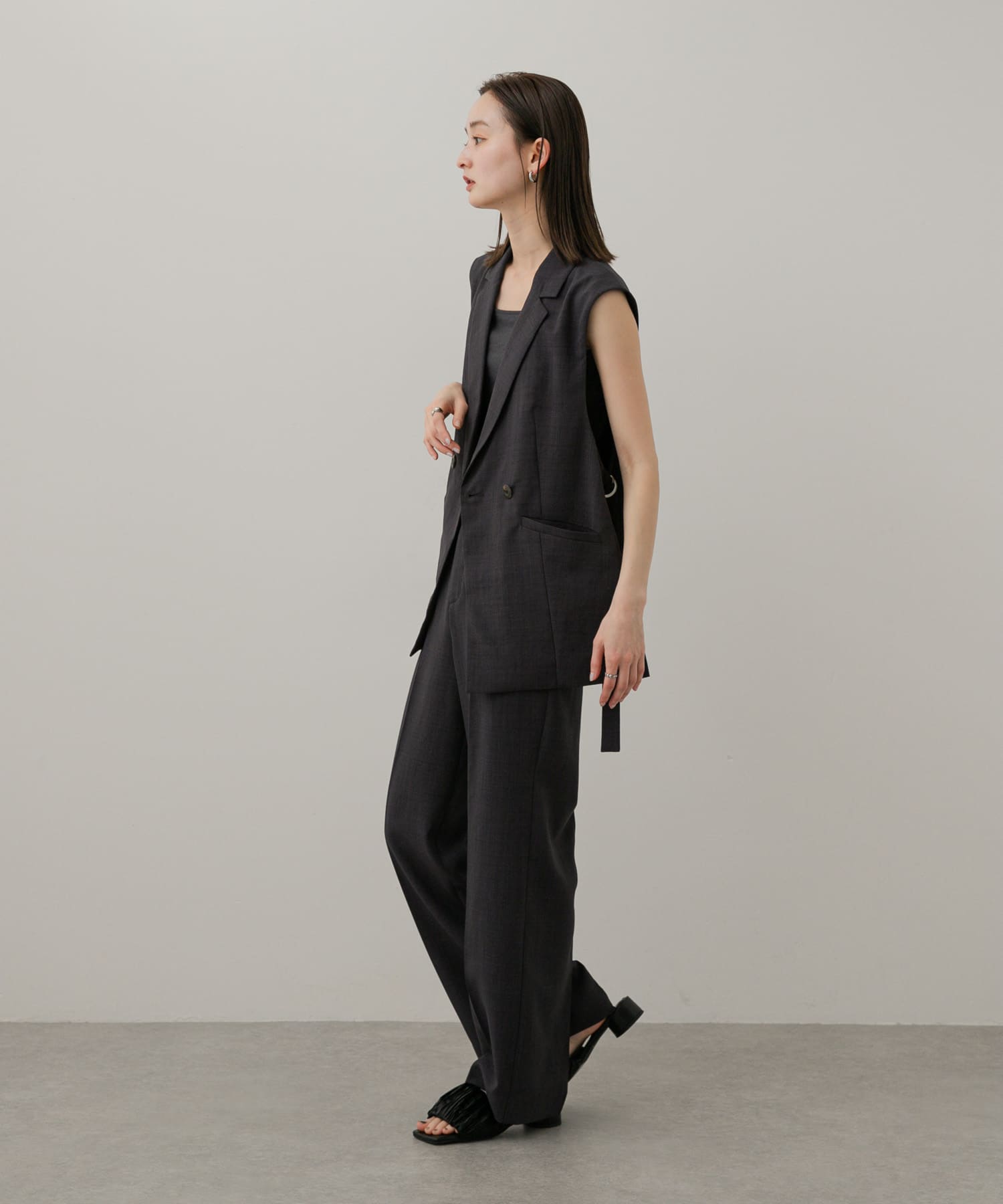 身長：169cm サイズ：one