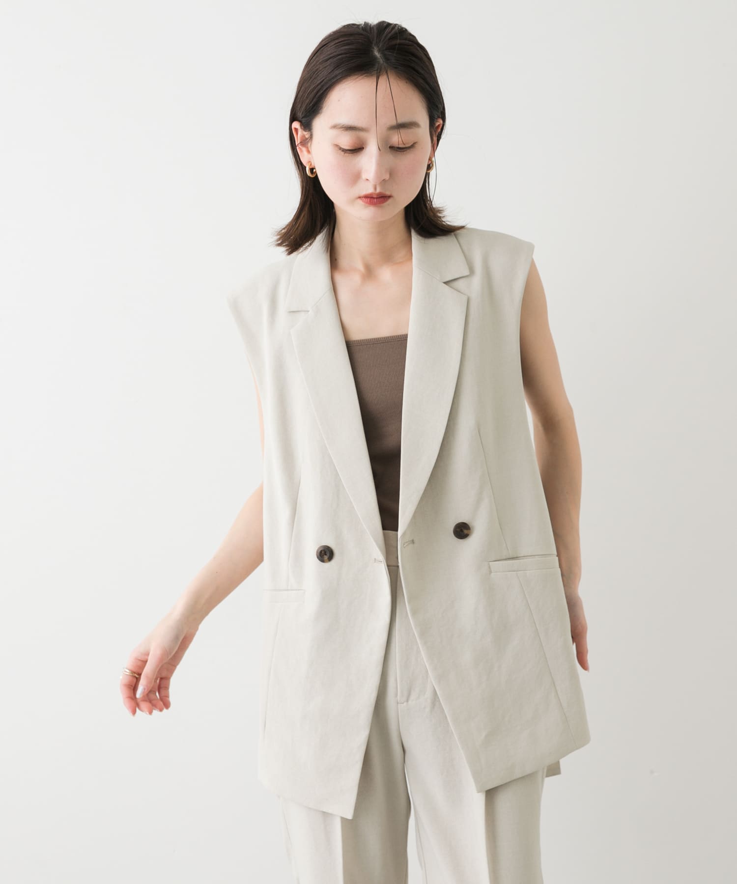身長：169cm サイズ：one