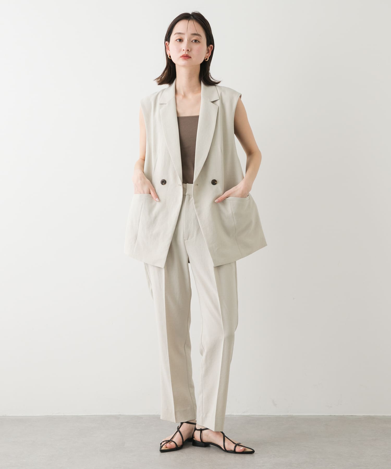 身長：169cm サイズ：one