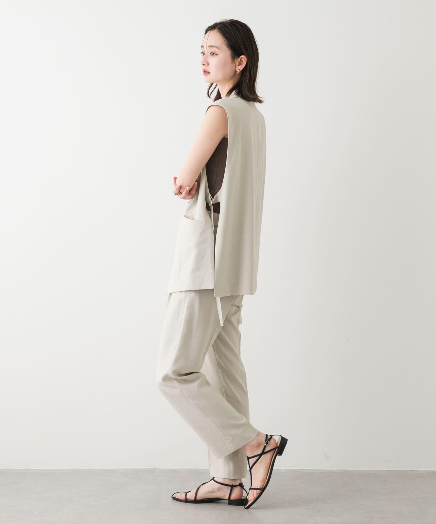 身長：169cm サイズ：one