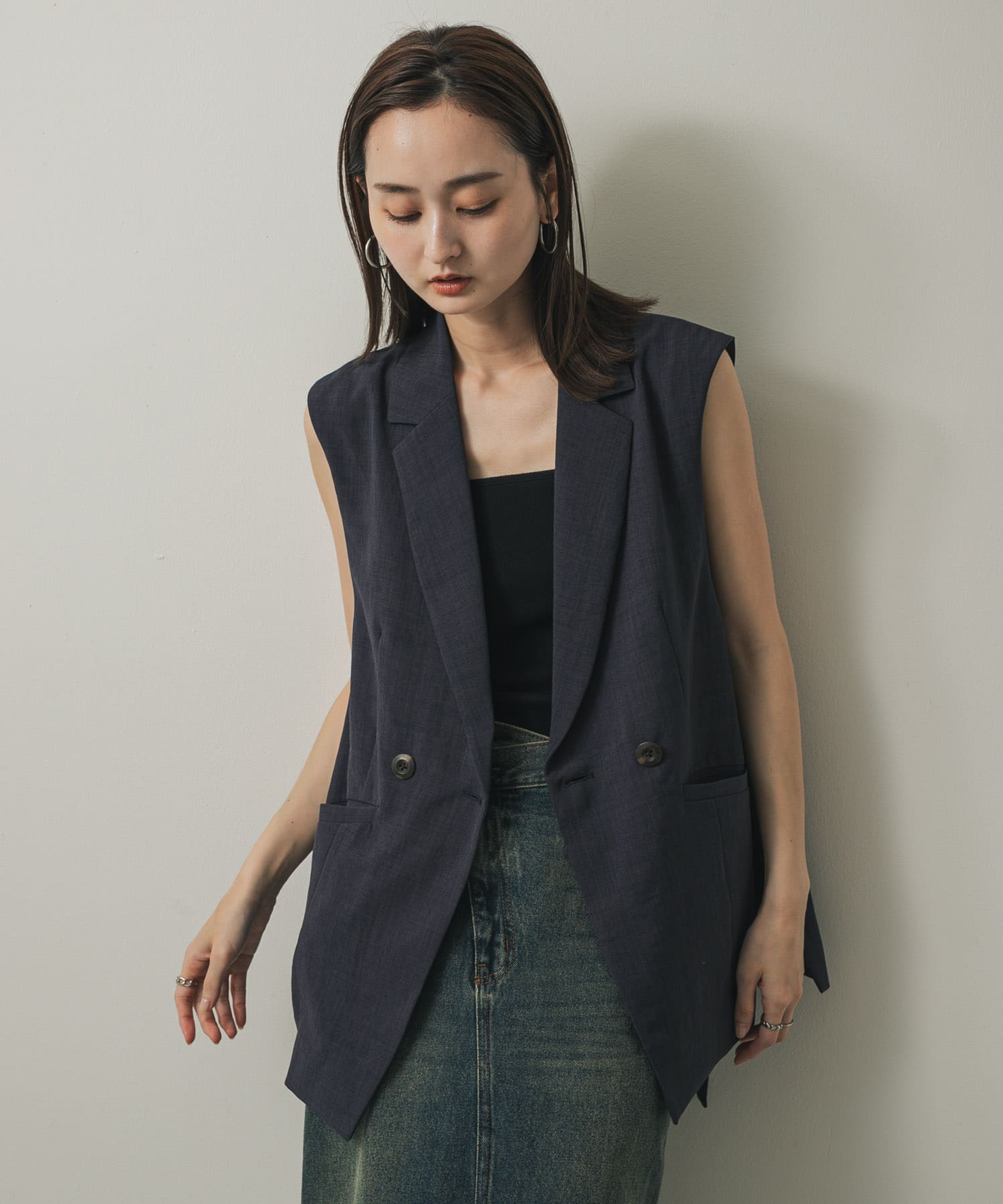 身長：169cm サイズ：one