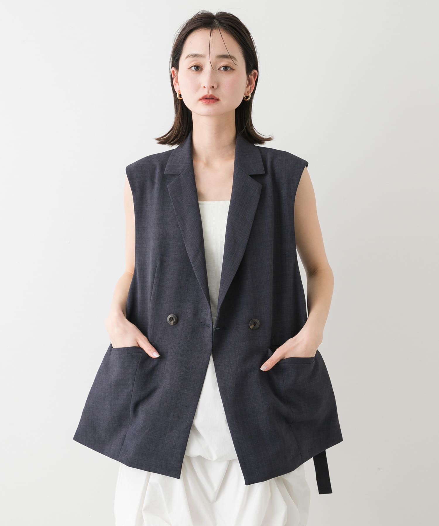 身長：169cm サイズ：one