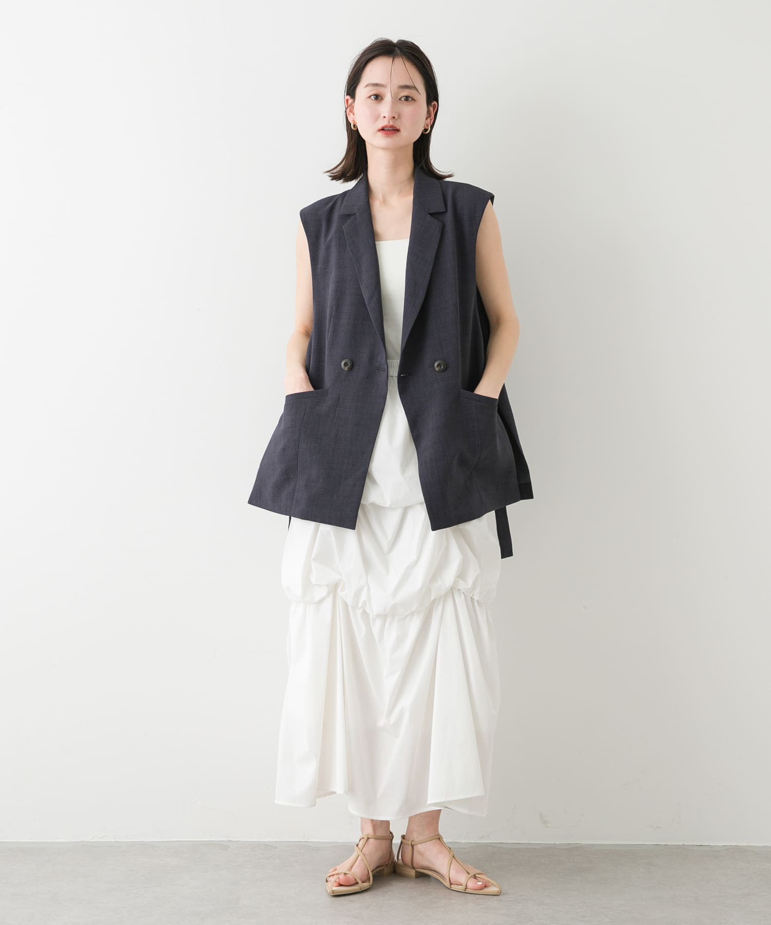 身長：169cm サイズ：one