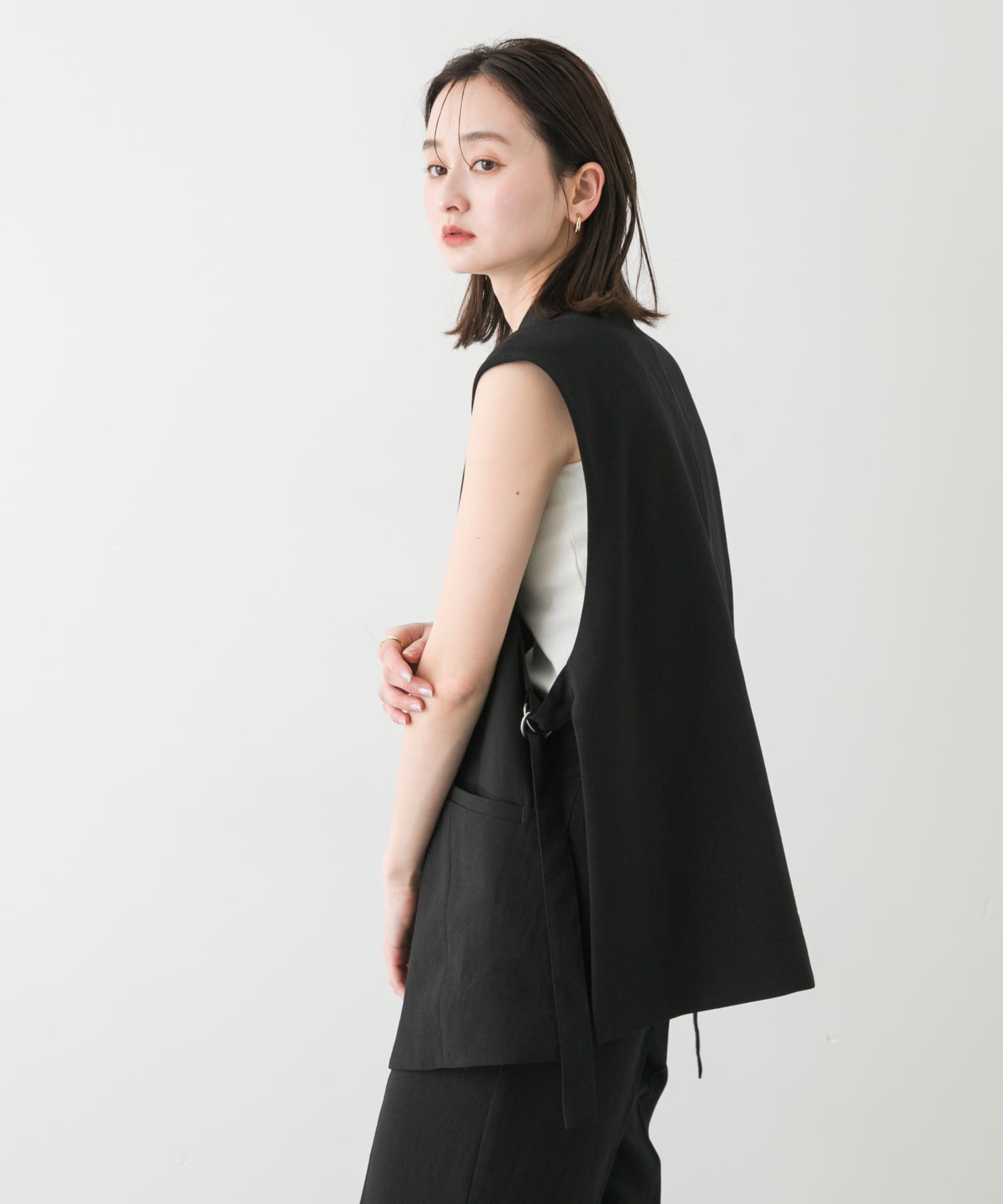 身長：169cm サイズ：one