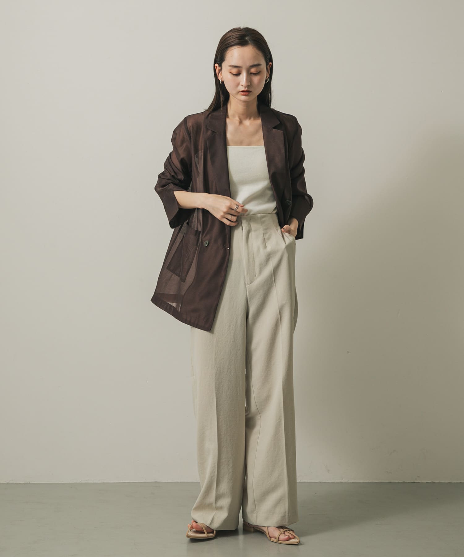 身長：169cm サイズ：one