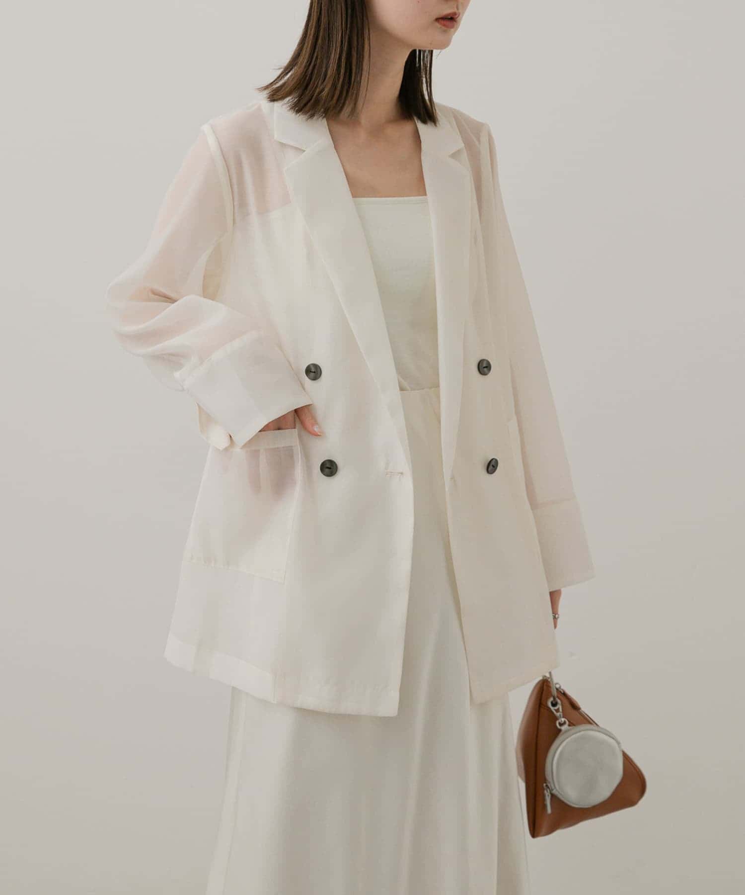 身長：169cm サイズ：one