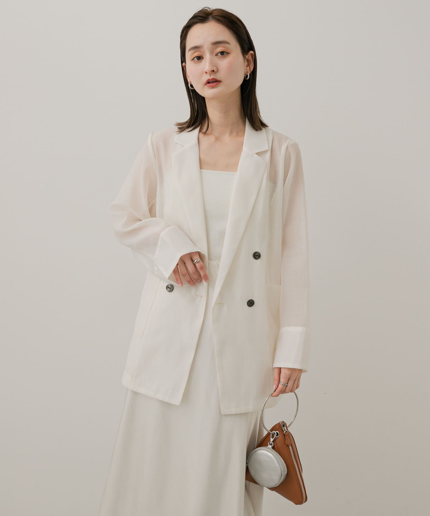 身長：169cm サイズ：one