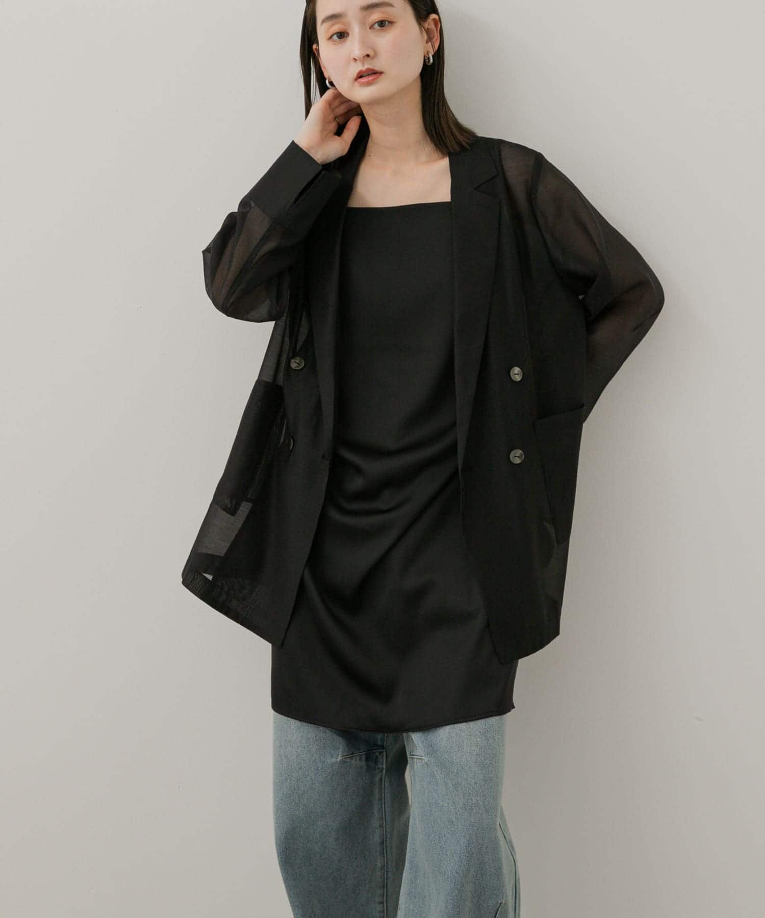 身長：169cm サイズ：one