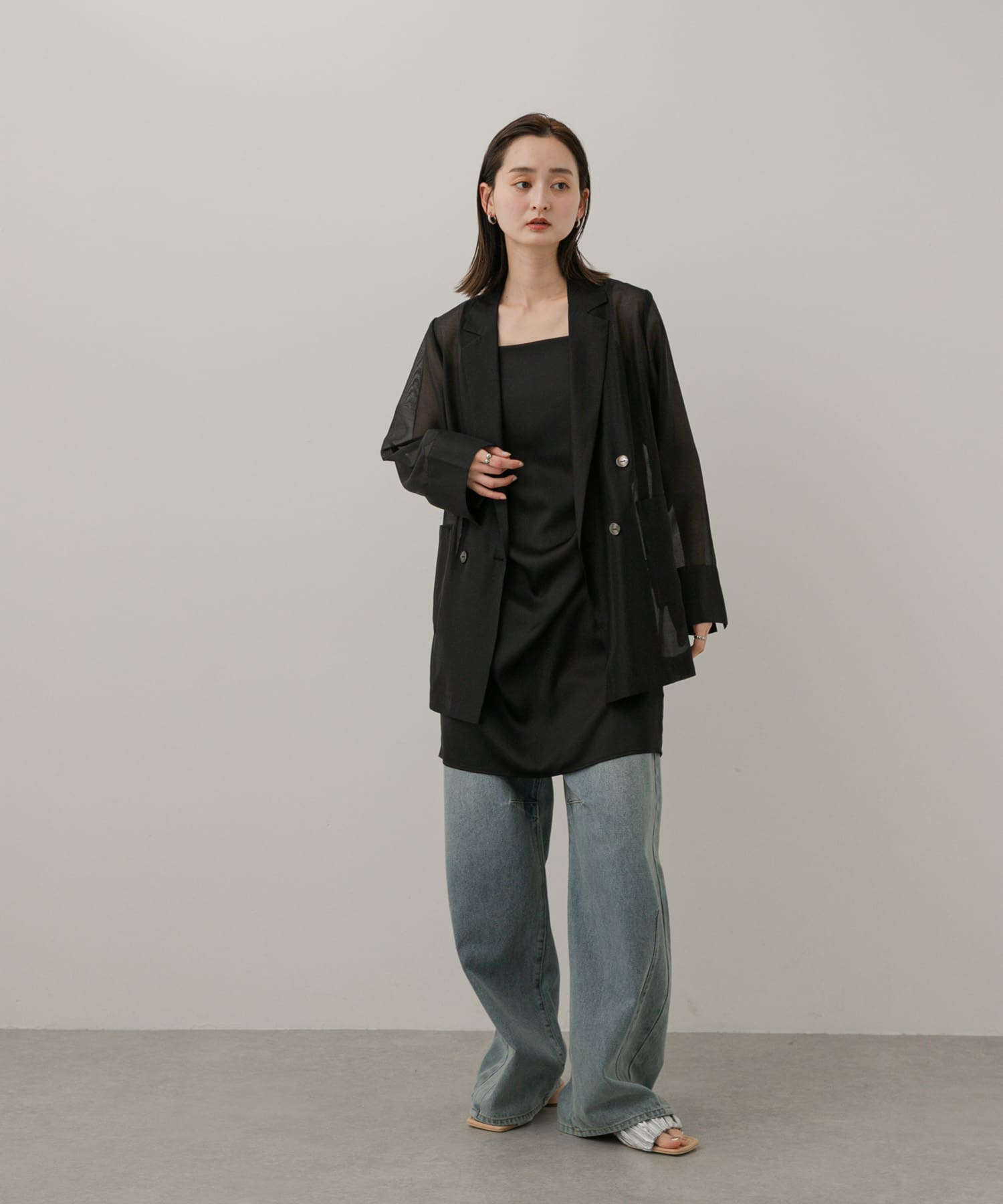 身長：169cm サイズ：one